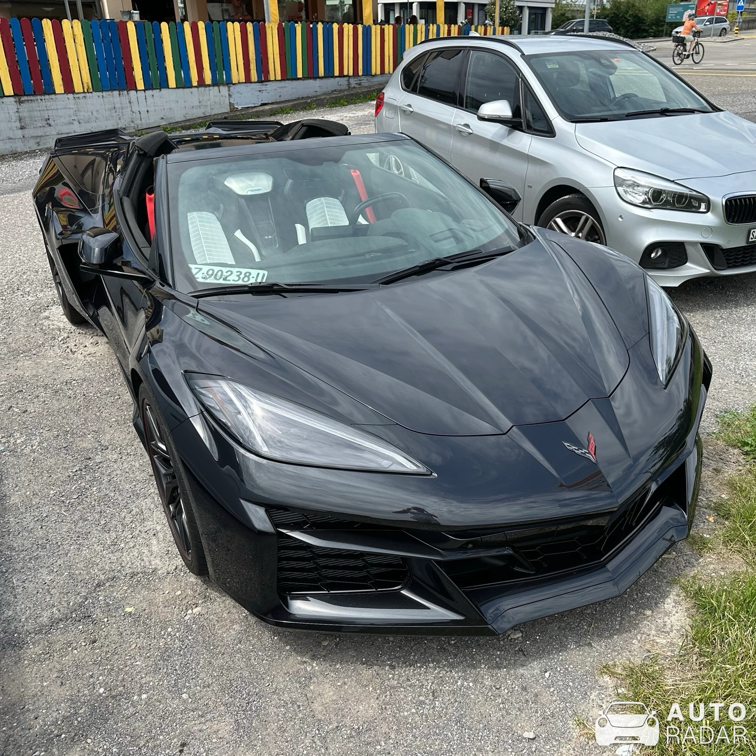 Chevrolet Corvette C8 70th Anniversary Edition spotted in Freienbach