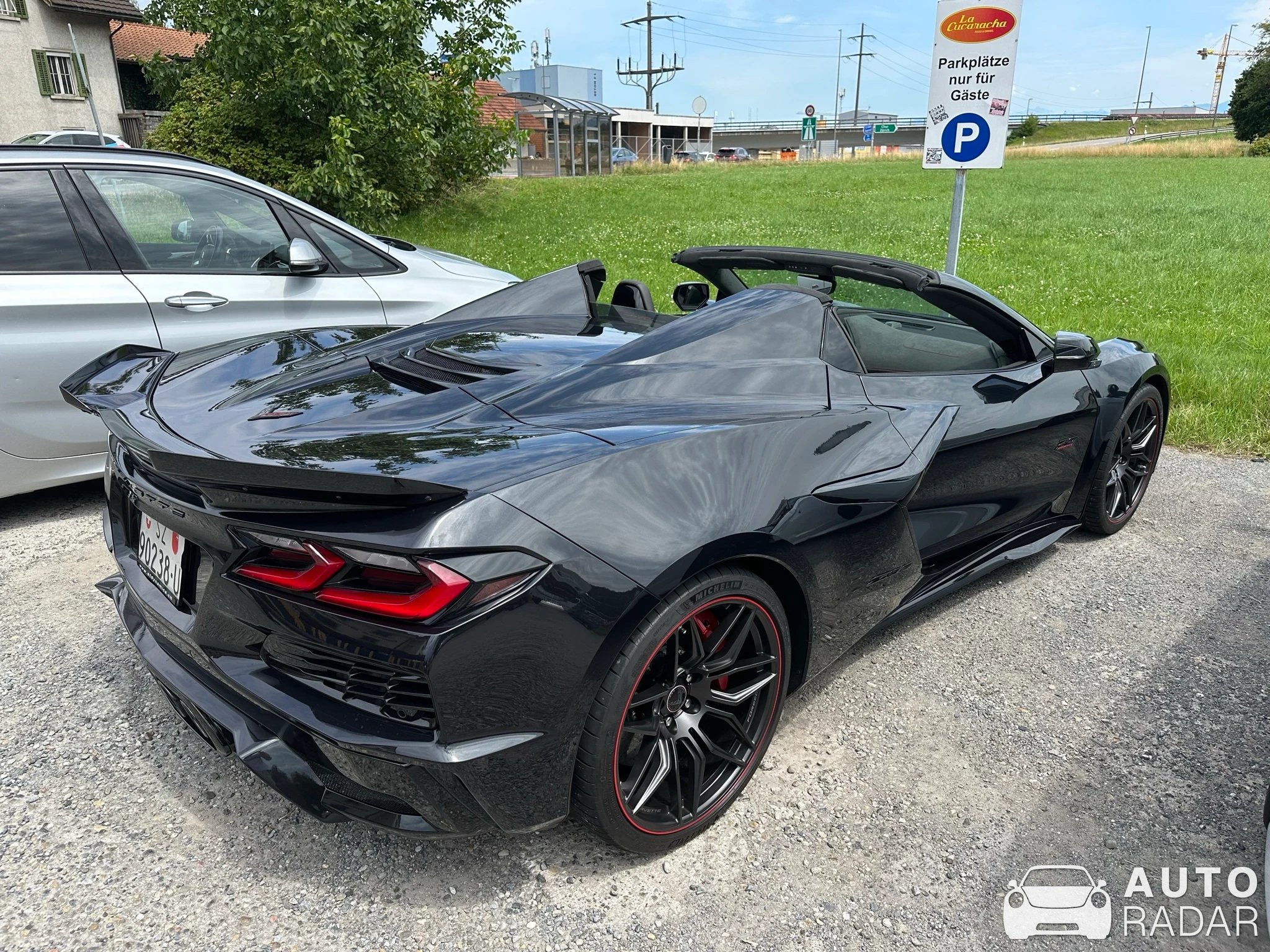 Chevrolet Corvette C8 70th Anniversary Edition spotted in Freienbach, Schweiz