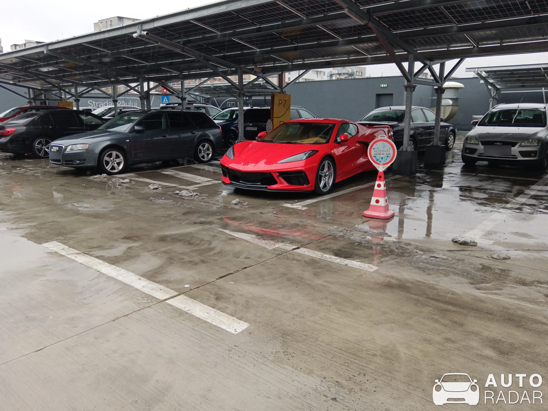 Chevrolet Corvette C8 Stingray spotted in Craiova, Romania
