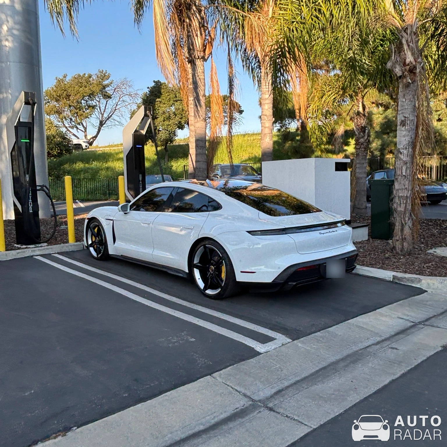 Porsche Taycan Turbo S spotted in Hawthorne, United States