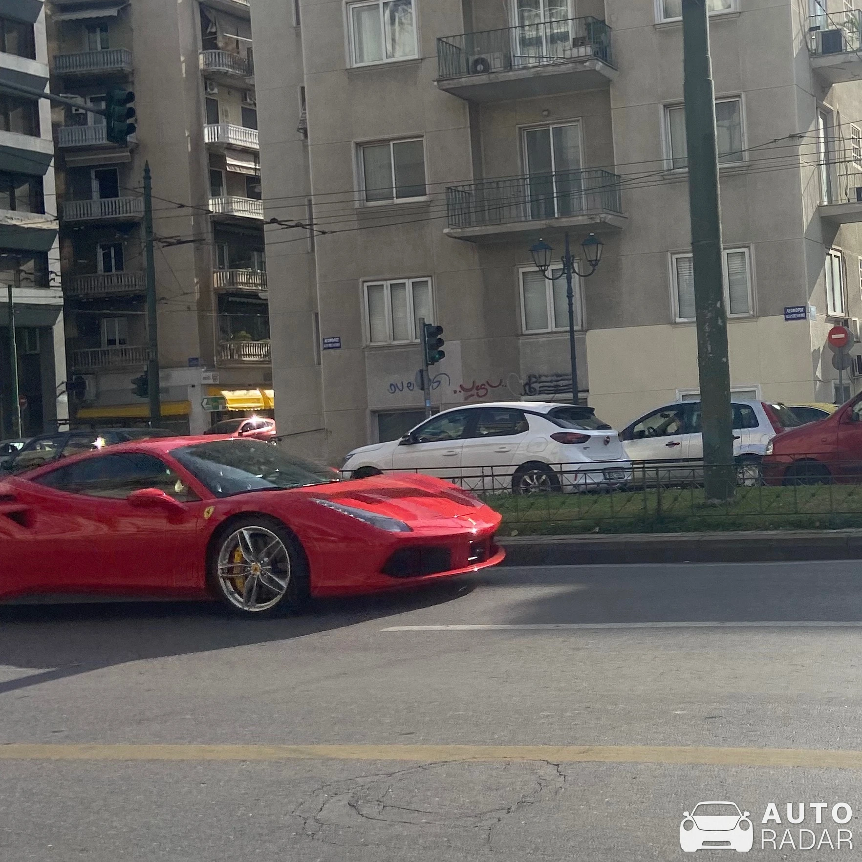 Ferrari 488 GTB spotted in Athina, Greece