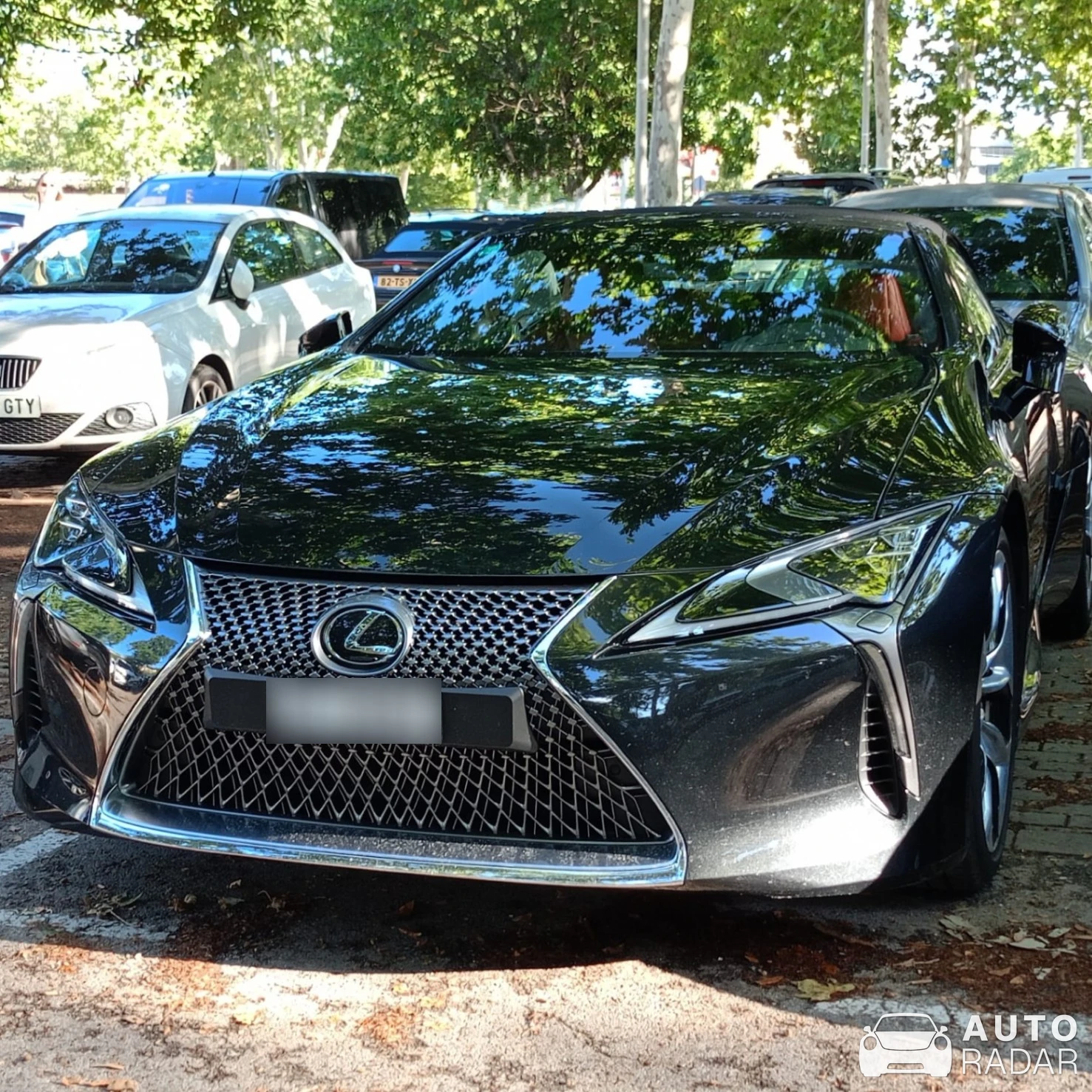 Lexus LC 500 Convertible spotted in Girona, Spain