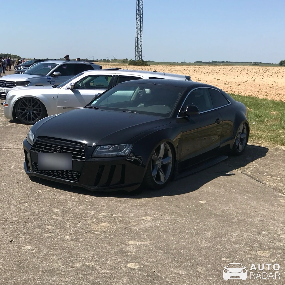 Audi RS5 Cabriolet B8 spotted in Paris, France