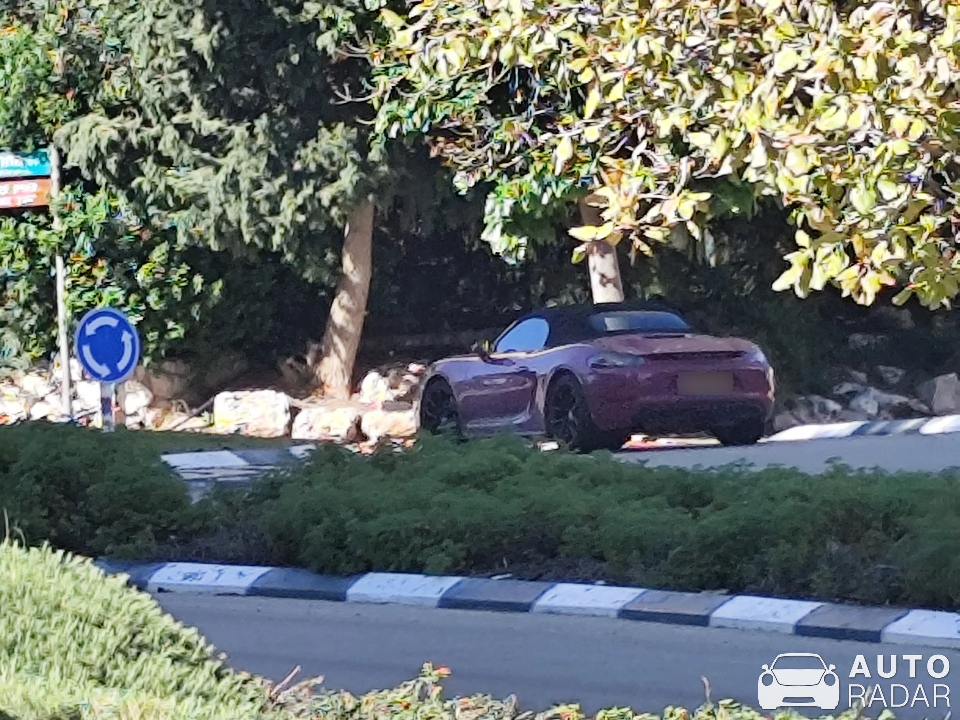 Porsche 718 Boxster spotted in Nesher, Israel
