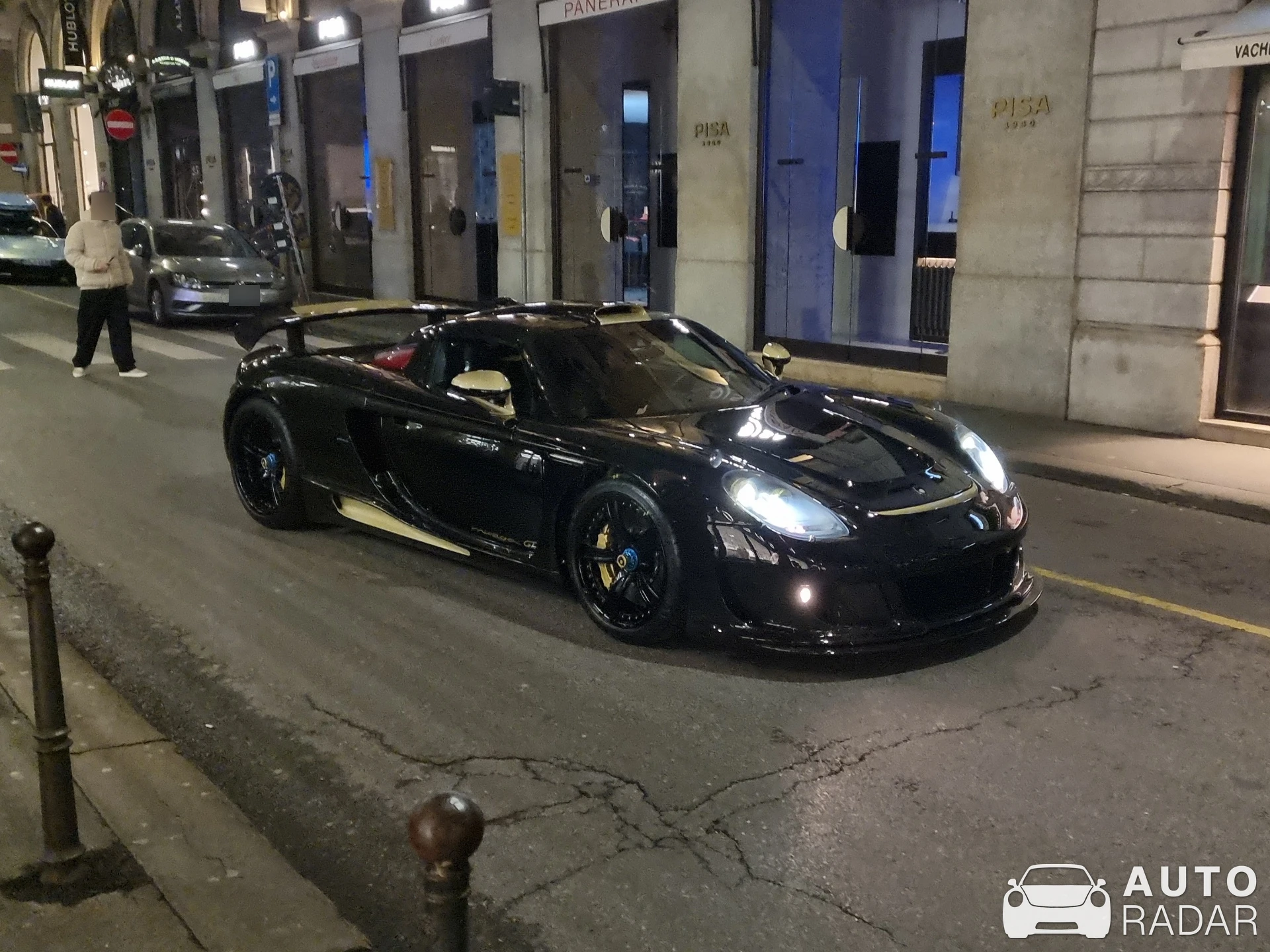 Gemballa Mirage GT Gold Edition spotted in Milano, Italy