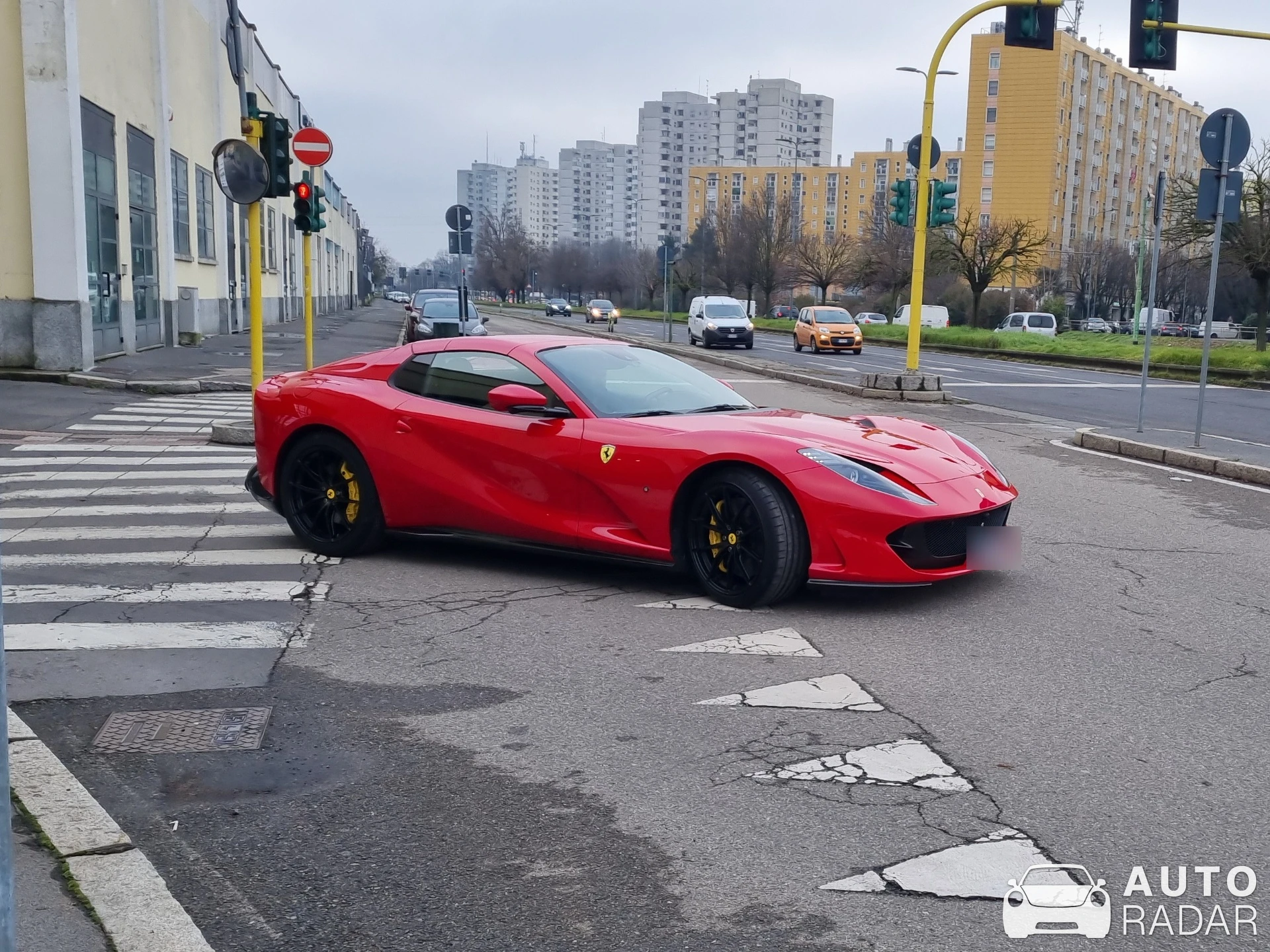 Ferrari 812 GTS spotted in Milano, Italia