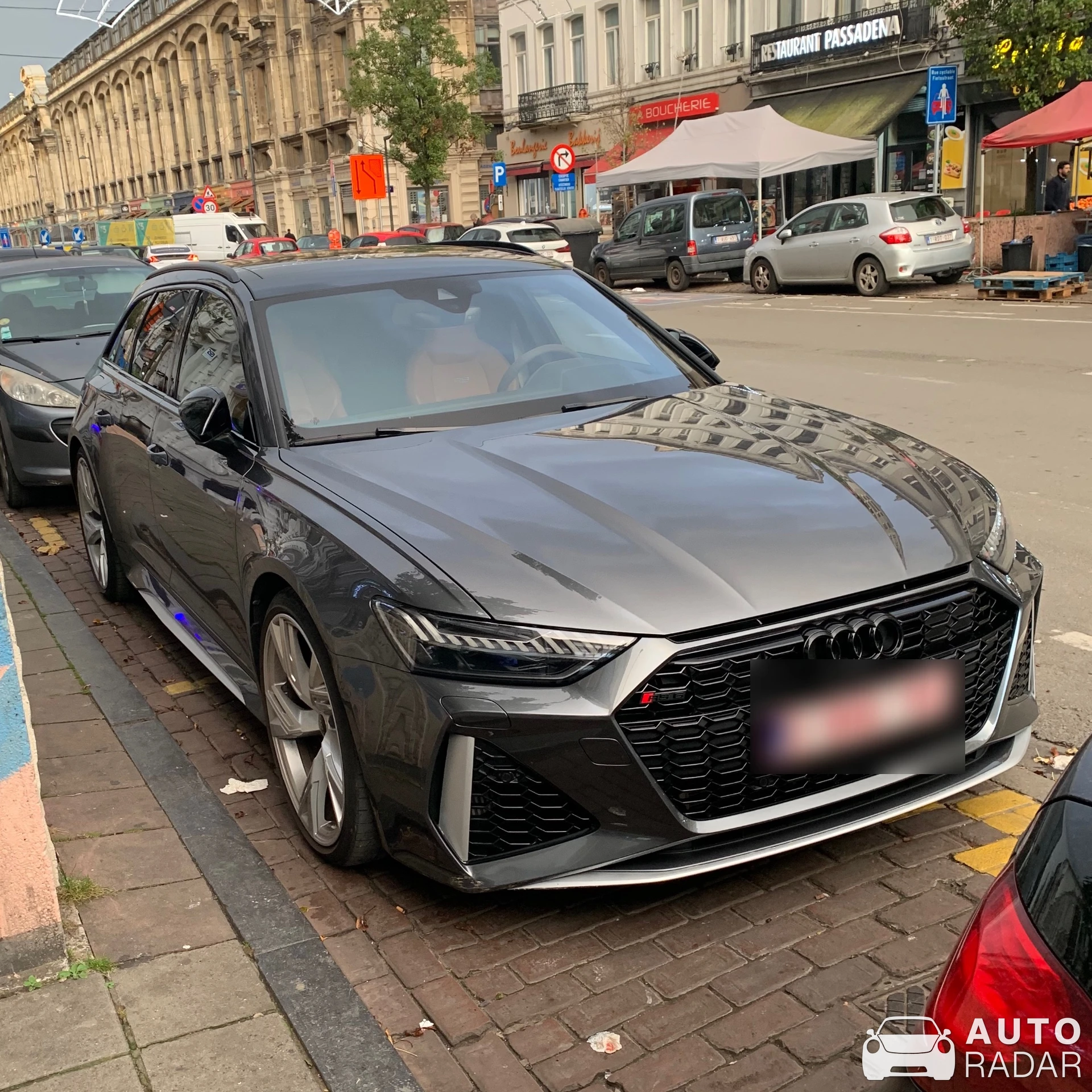 Audi RS6 Avant C8 spotted in Bruxelles, België