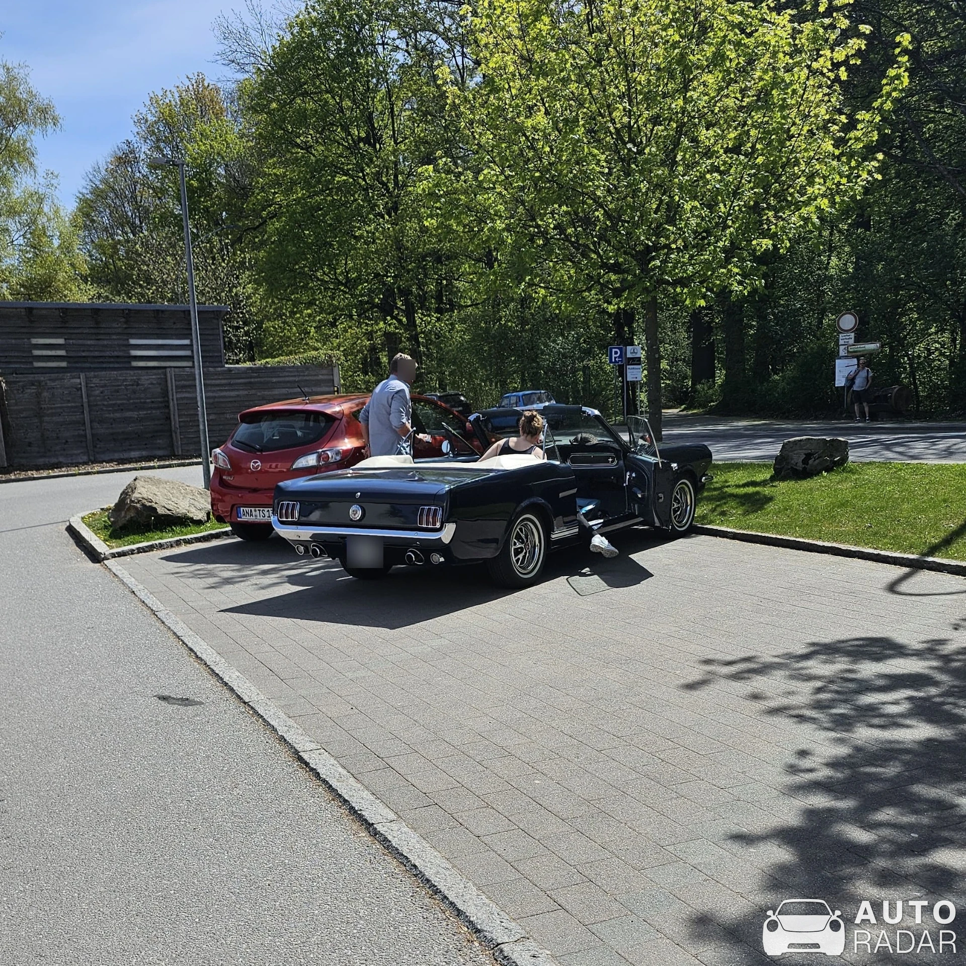 Ford Mustang Cabriolet spotted in Zwönitz