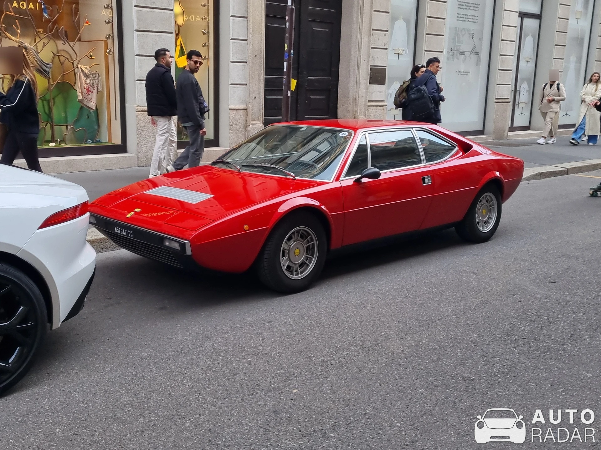 Ferrari Dino 208 GT4 spotted in Milano, Italy