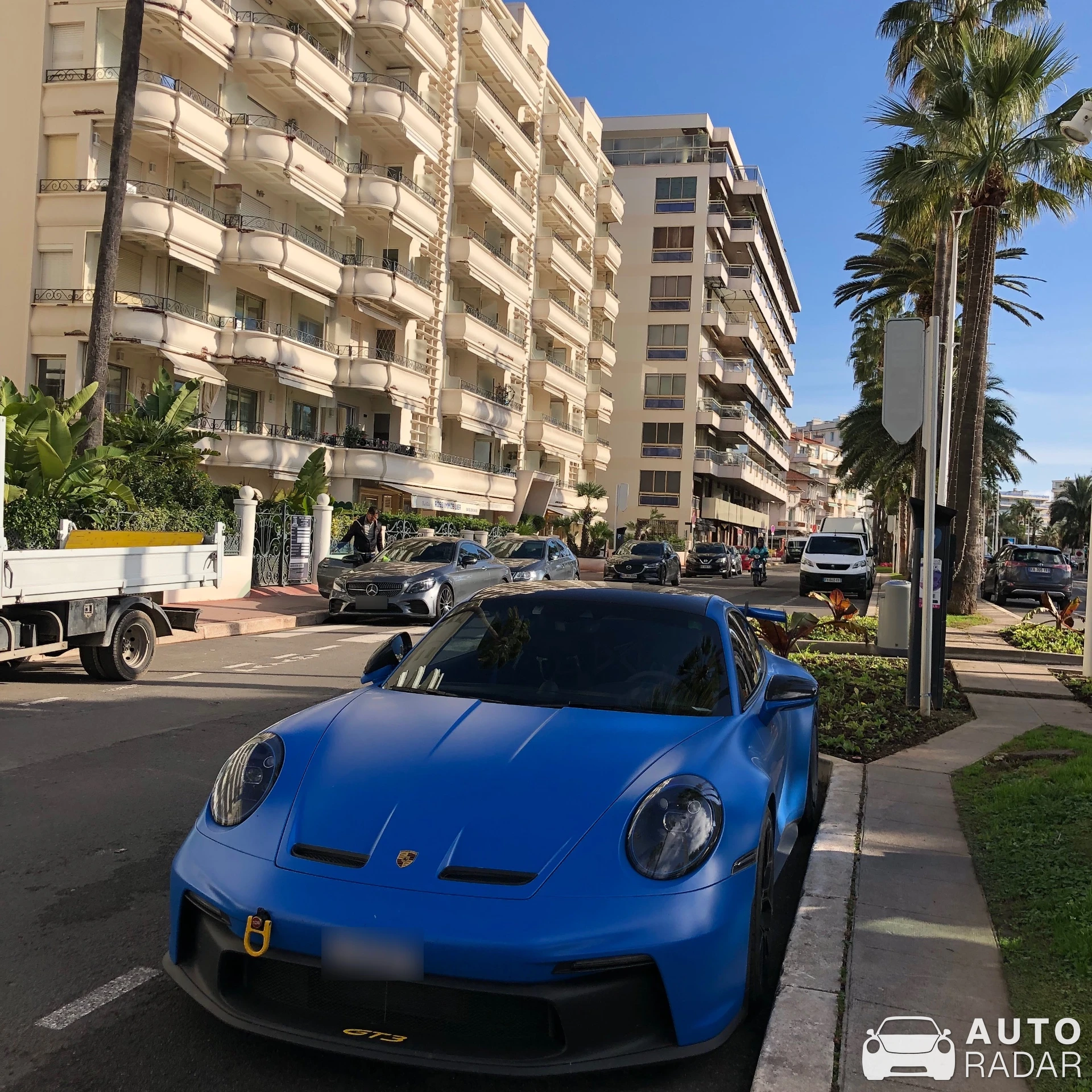 Porsche 992 GT3 MkI spotted in Cannes, France
