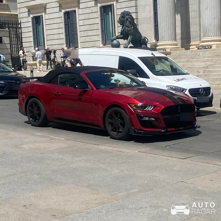 Ford Mustang Shelby GT Convertible spotted in Madrid