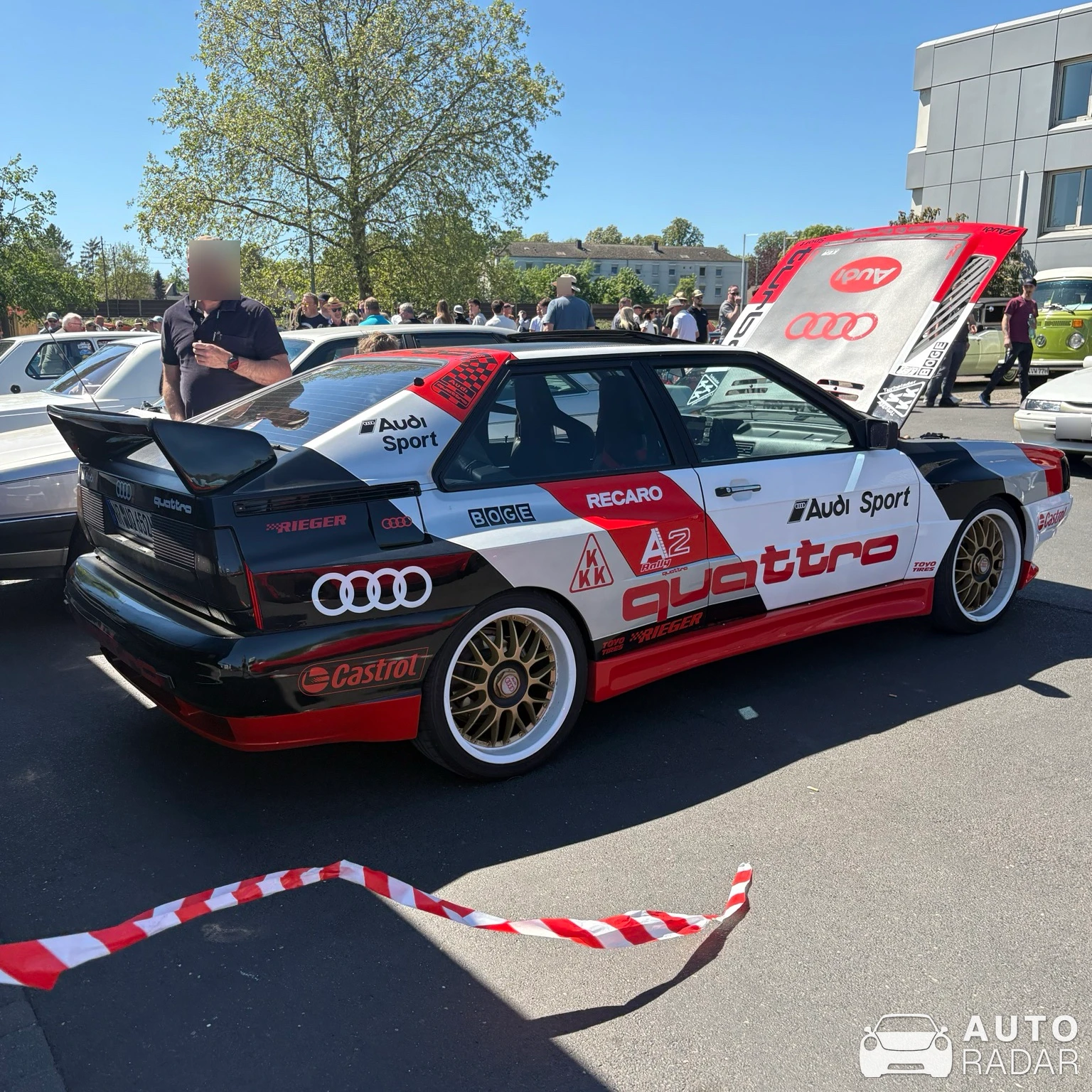 Audi Quattro A2 spotted in Neuwied
