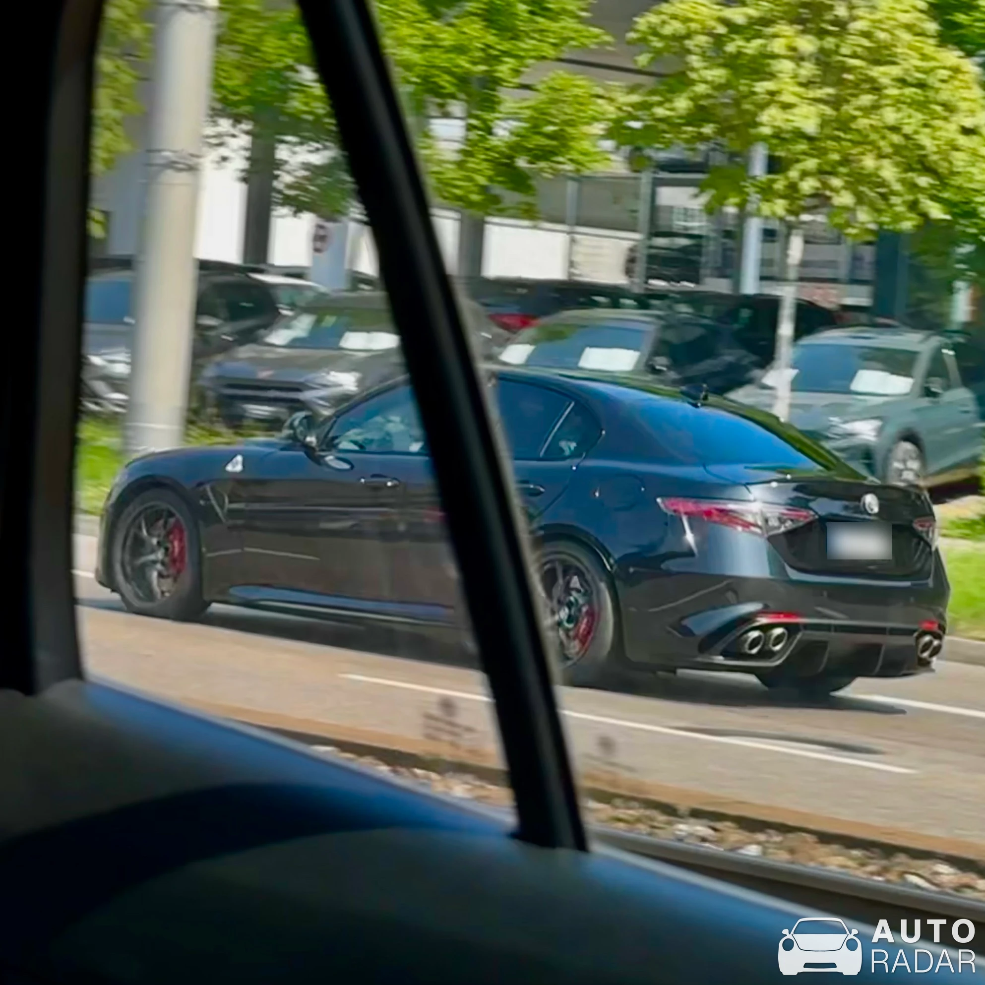 Alfa Romeo Giulia Quadrifoglio 2023 spotted in Stuttgart