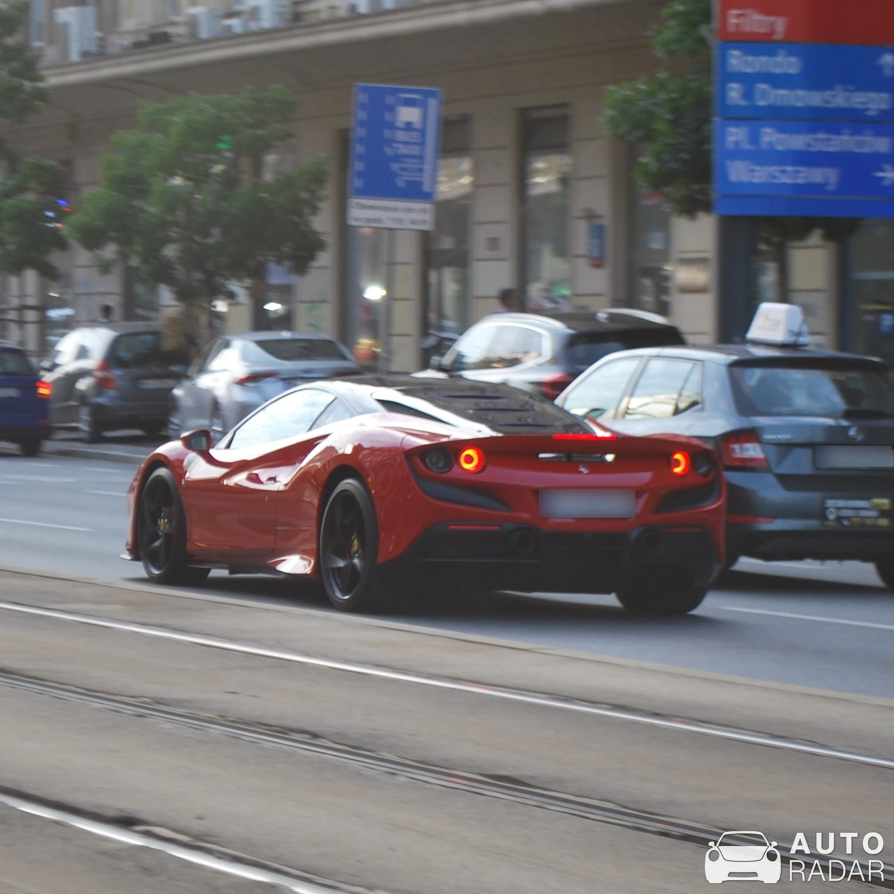 Ferrari F8 Tributo spotted in Warszawa, Poland