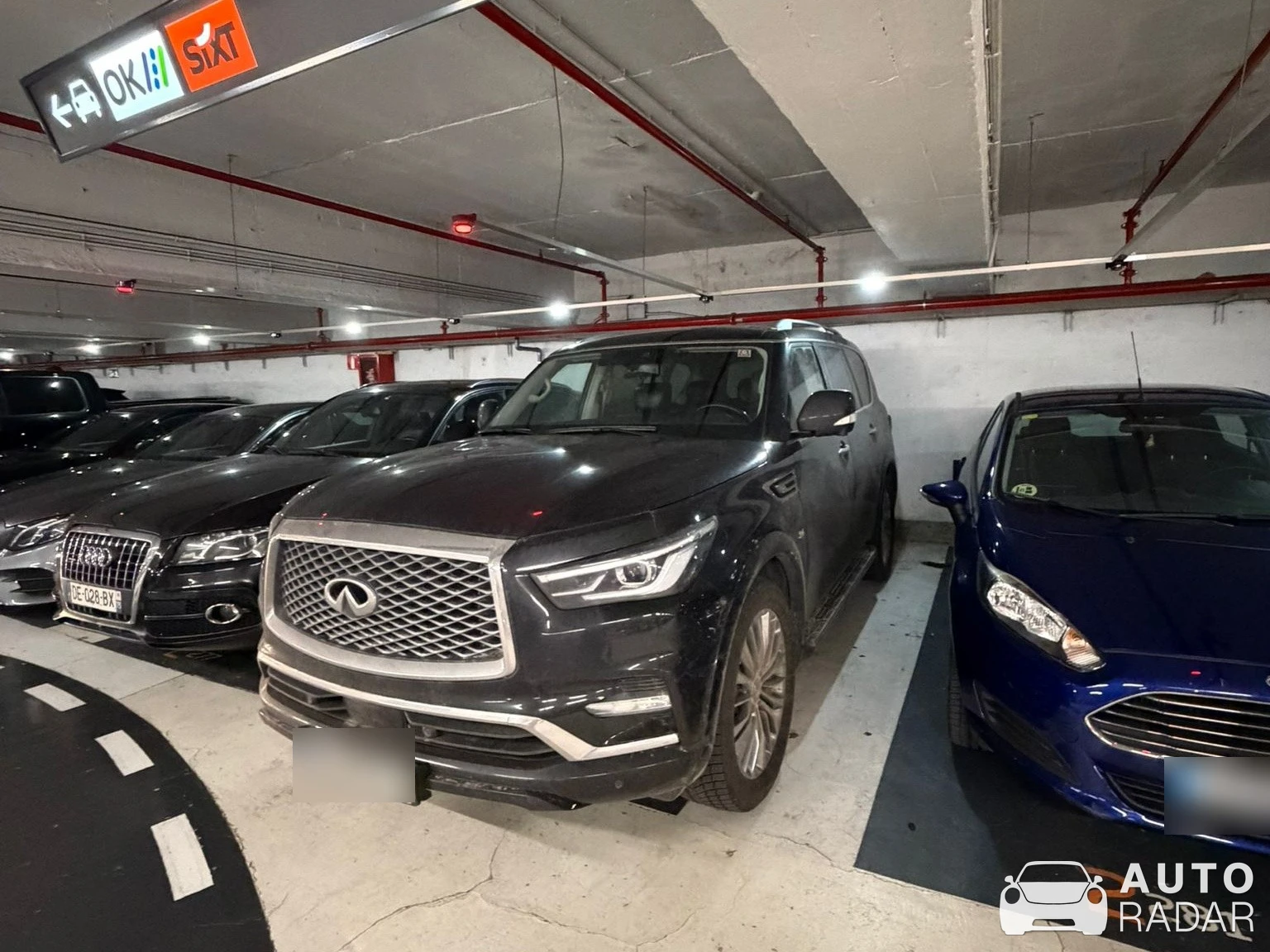 Infiniti QX80 spotted in Barcelona