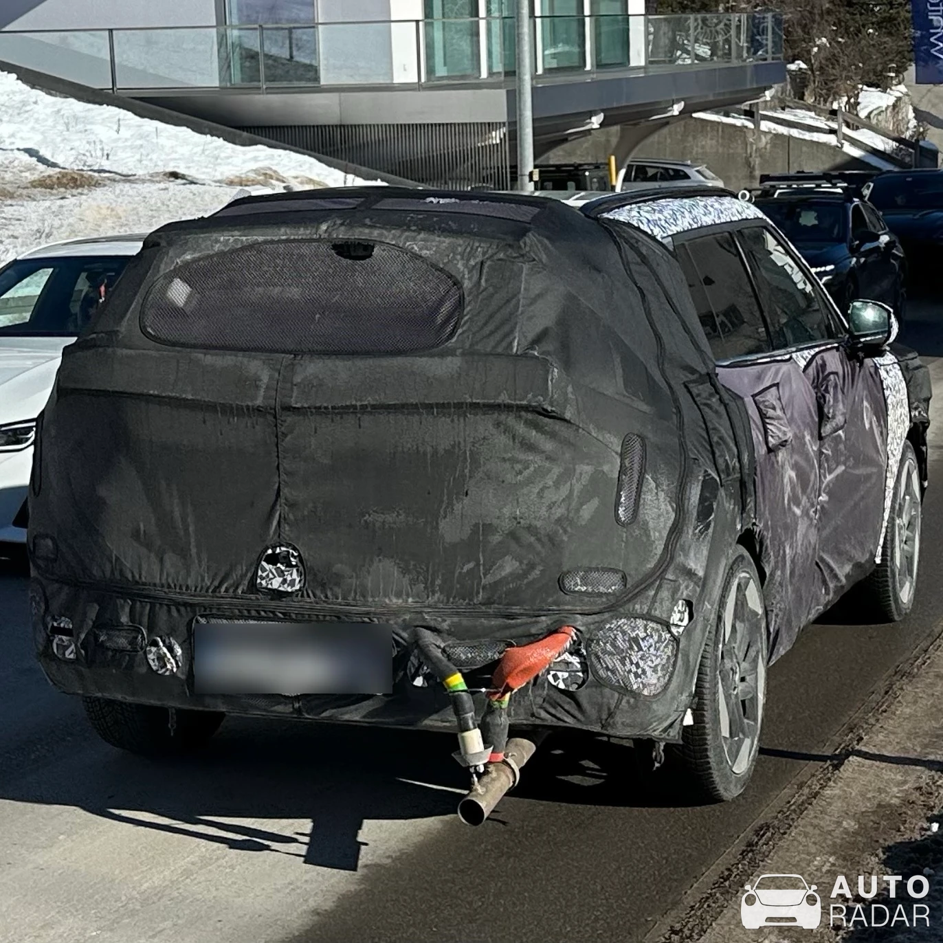 Hyundai Tucson Mule spotted in Sankt Moritz, Schweiz