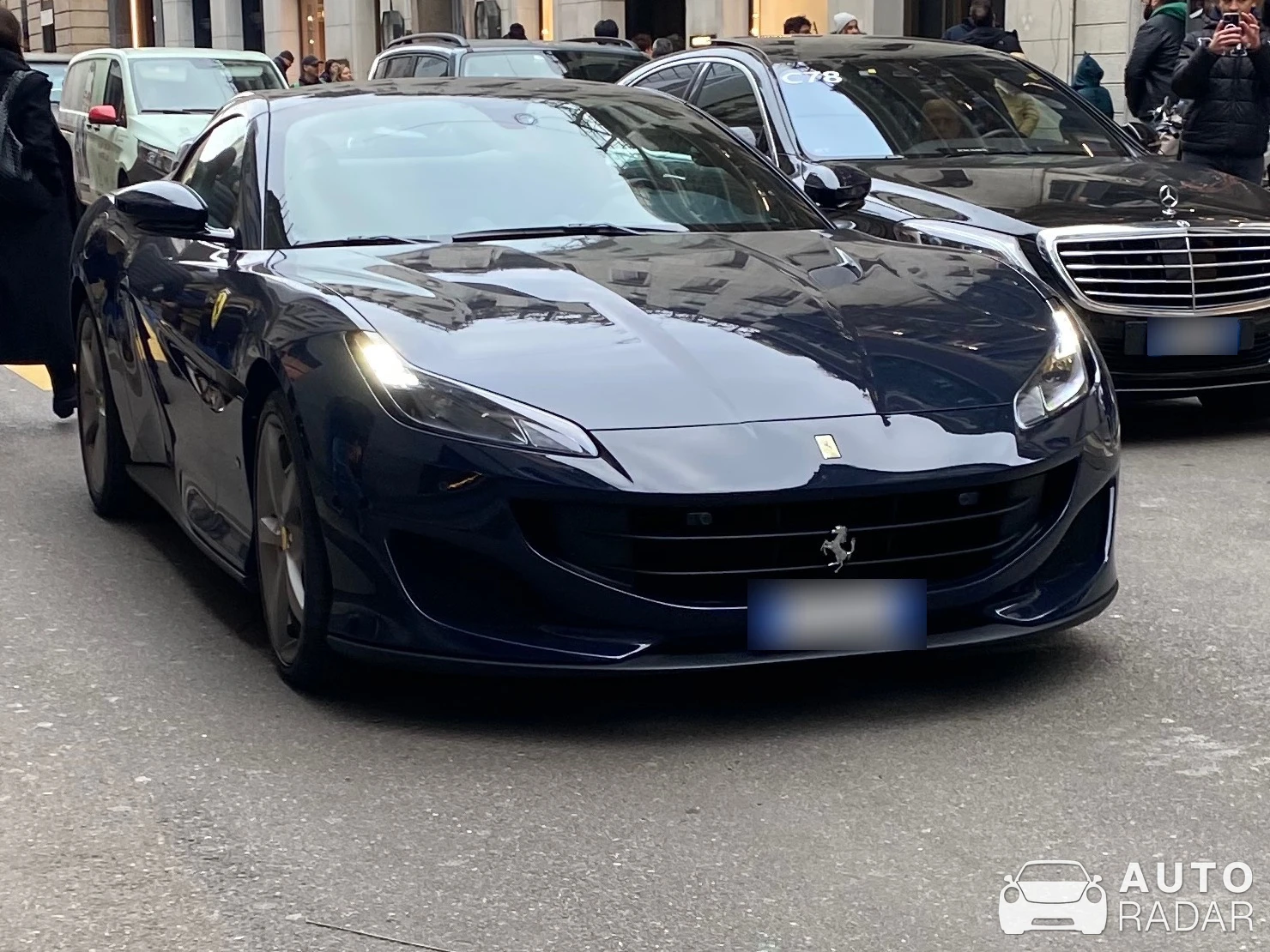 Ferrari Portofino spotted in Milano, Italia