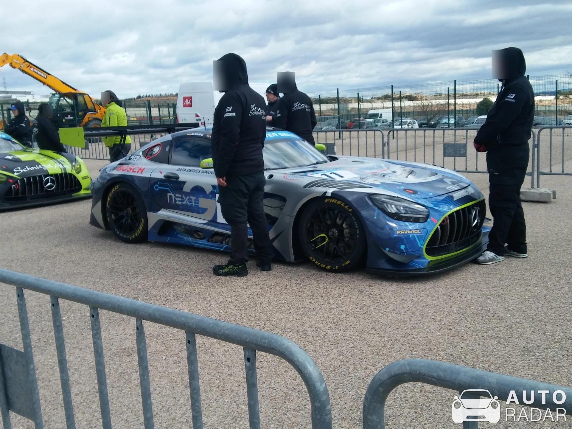 Mercedes-AMG GT3 Evo spotted in Teruel, Spain
