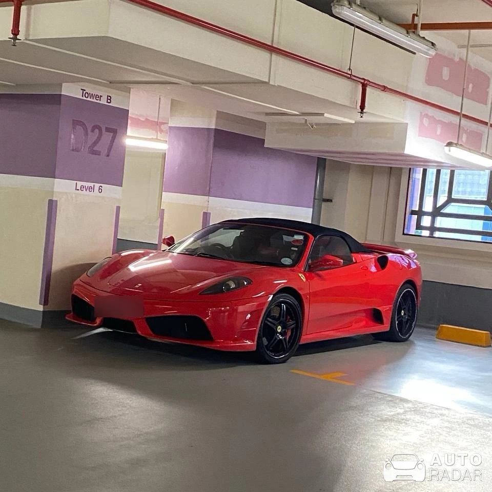 Ferrari F430 Spider Novitec Rosso spotted in Singapore