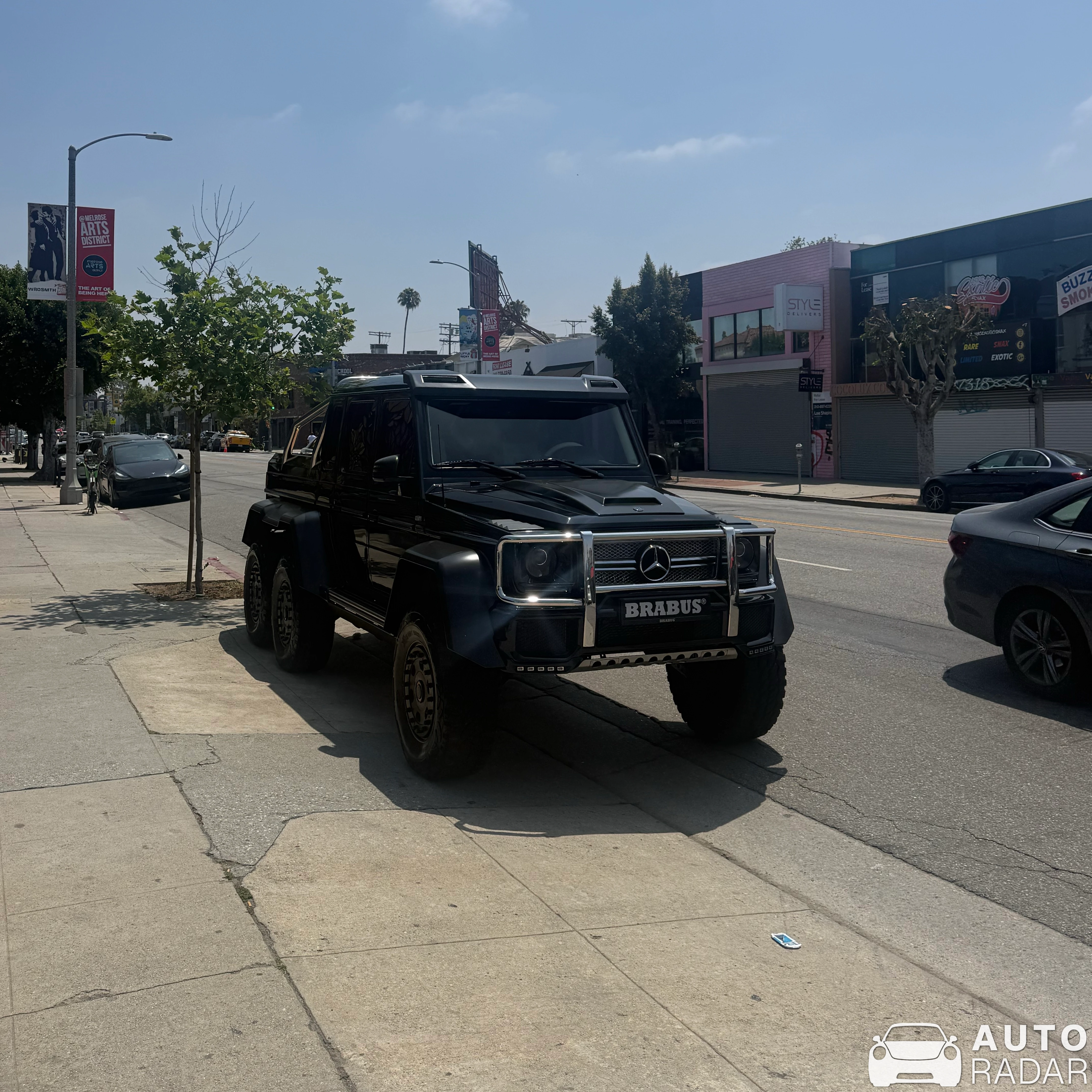 Mercedes-Benz G 63 AMG 6x6 Brabus spotted in Los Angeles
