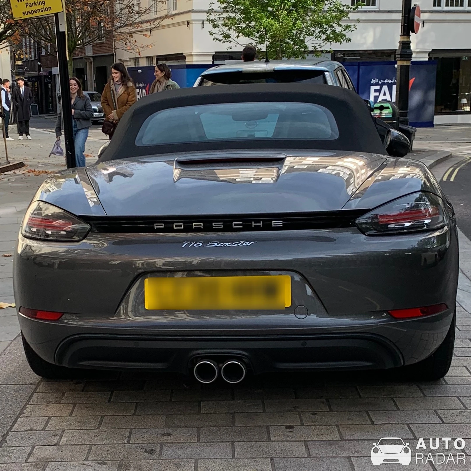 Porsche 718 Boxster spotted in Greater London, United Kingdom