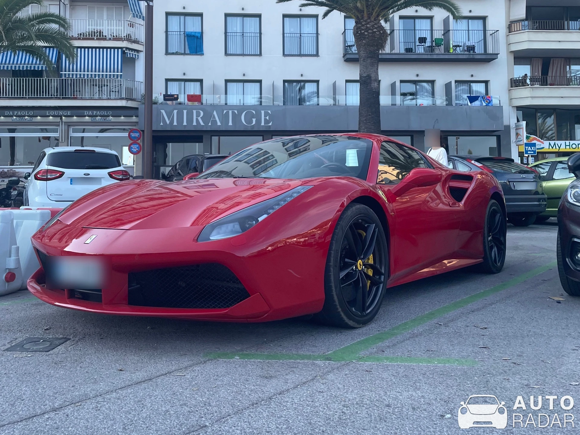 Ferrari 488 GTB spotted in Lloret de Mar, España