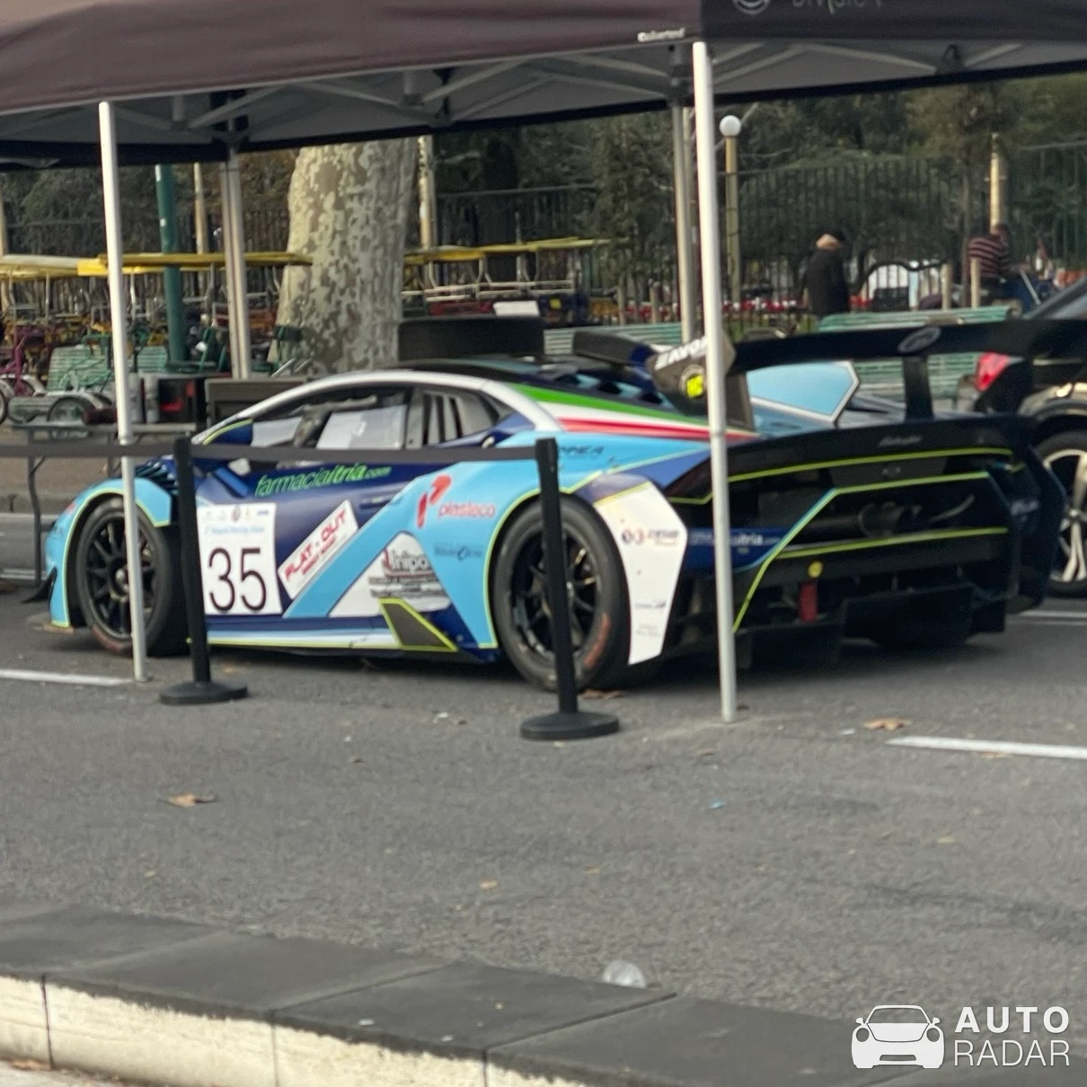 Lamborghini Huracán GT3 spotted in Trani