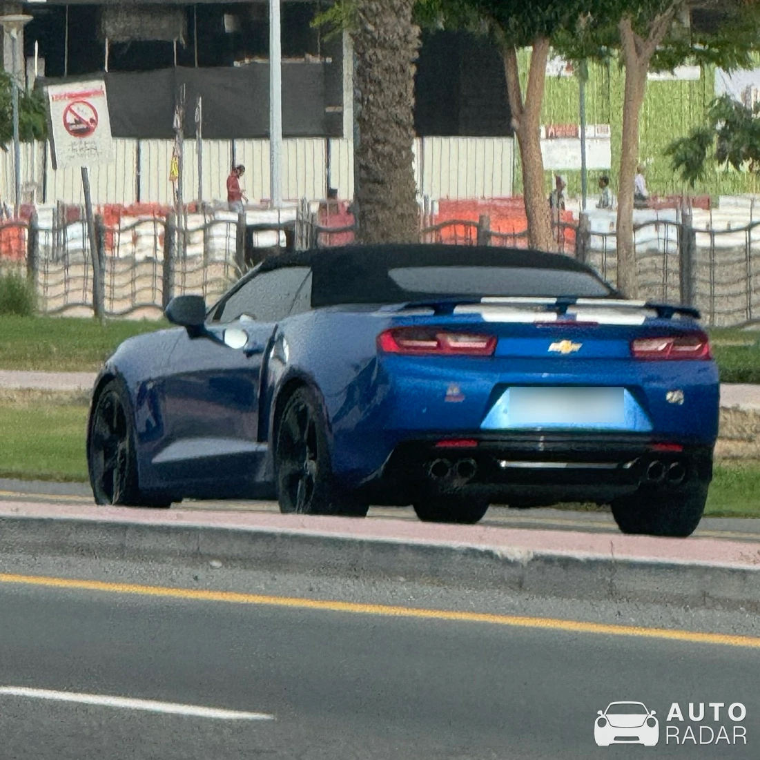 Chevrolet Camaro SS Convertible spotted in Dubai