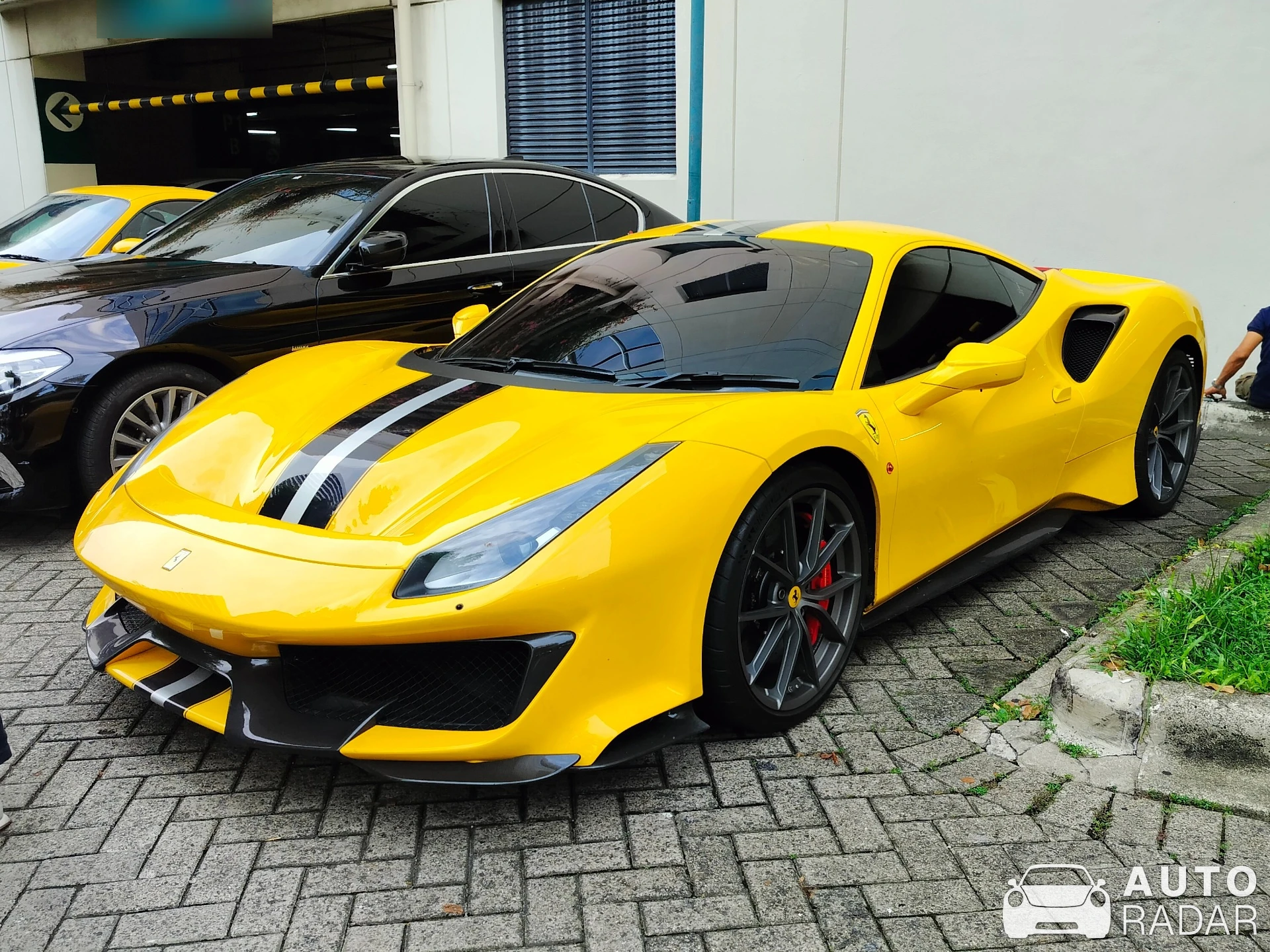 Ferrari 488 Pista spotted in Kota Jakarta Pusat, Indonesia
