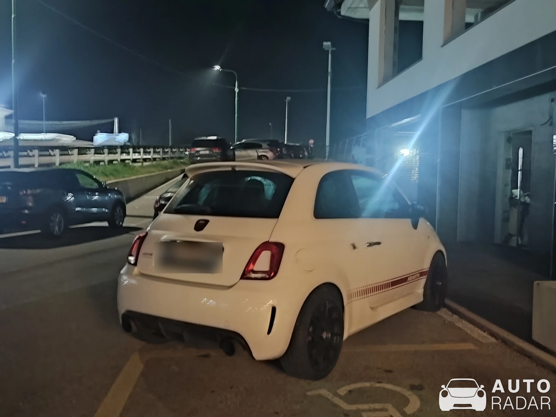 Abarth 595 spotted in Polla, Italia