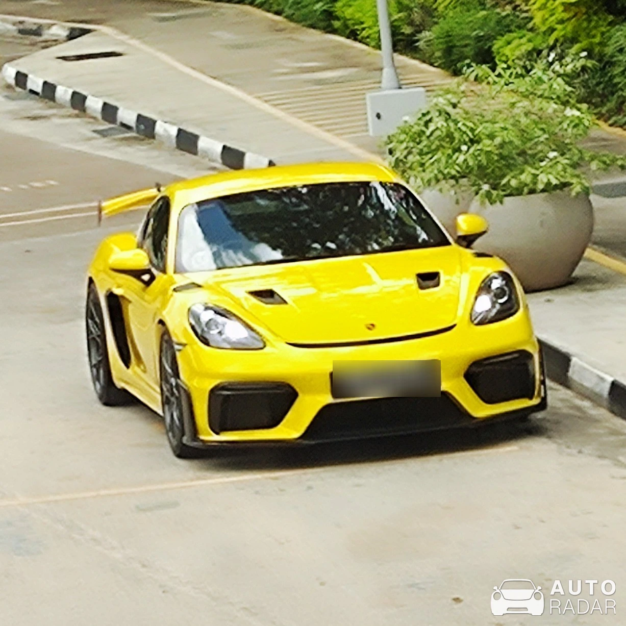 Porsche 718 Cayman GT4 RS spotted in , Singapore