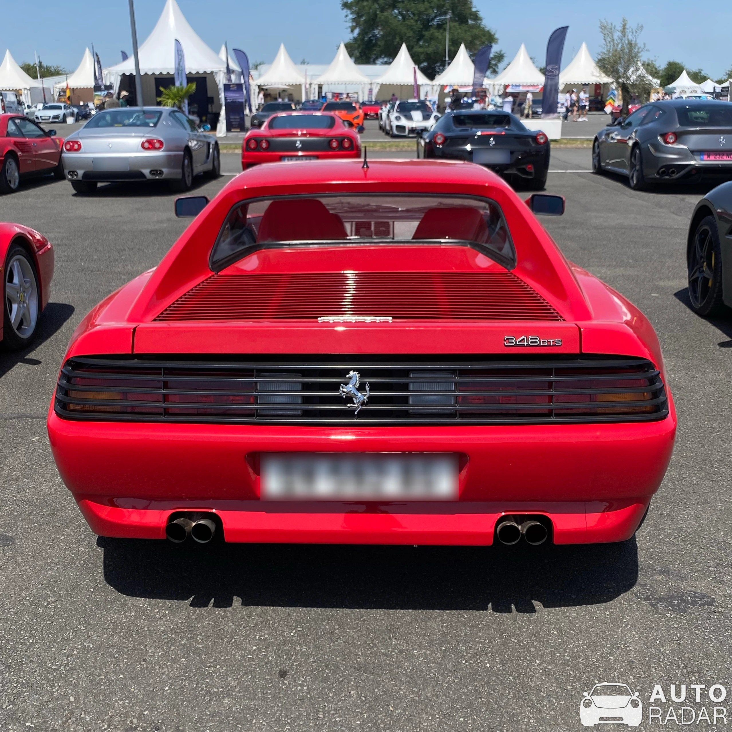 Ferrari 348 GTS spotted in Le Vigeant