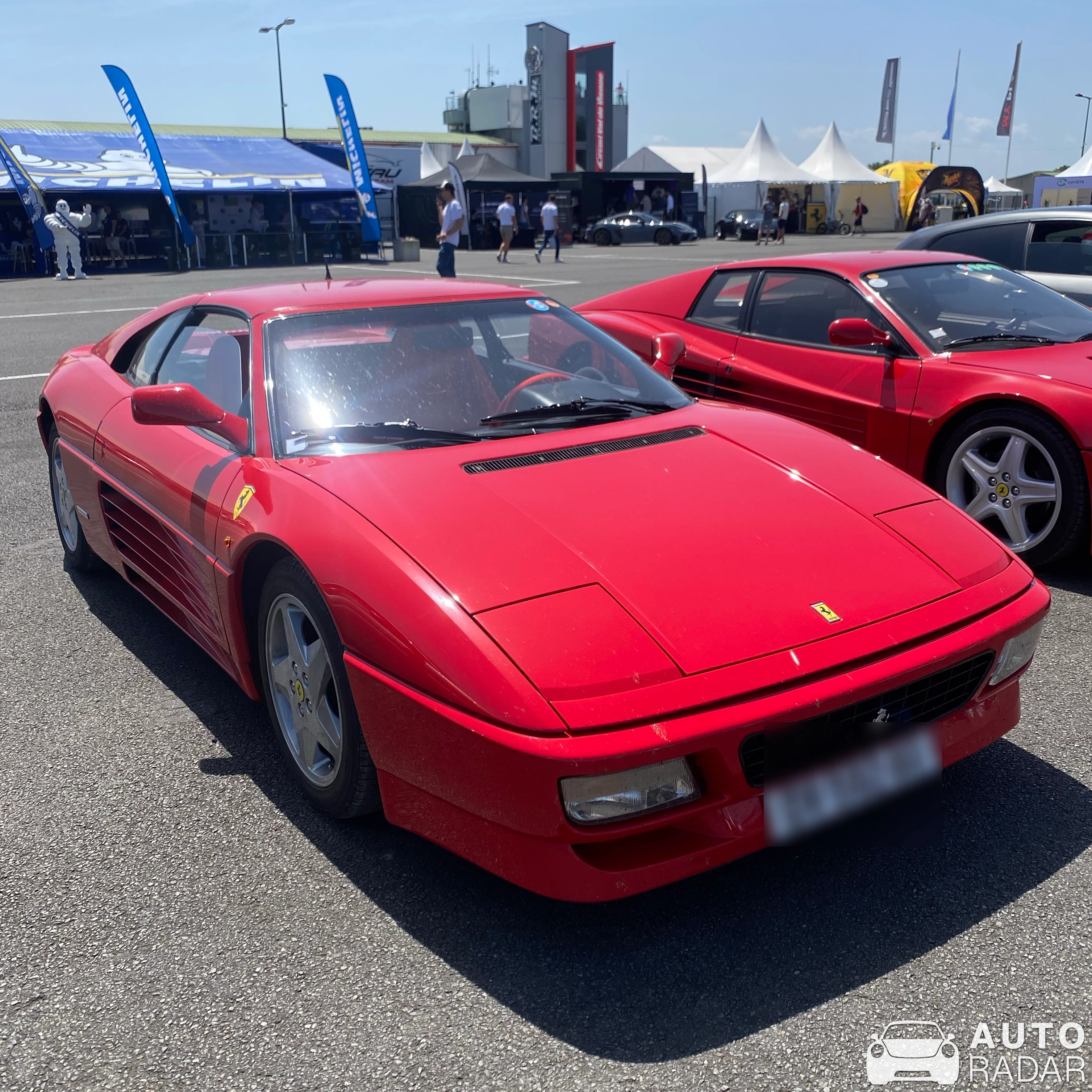 Ferrari 348 GTS spotted in Le Vigeant, France