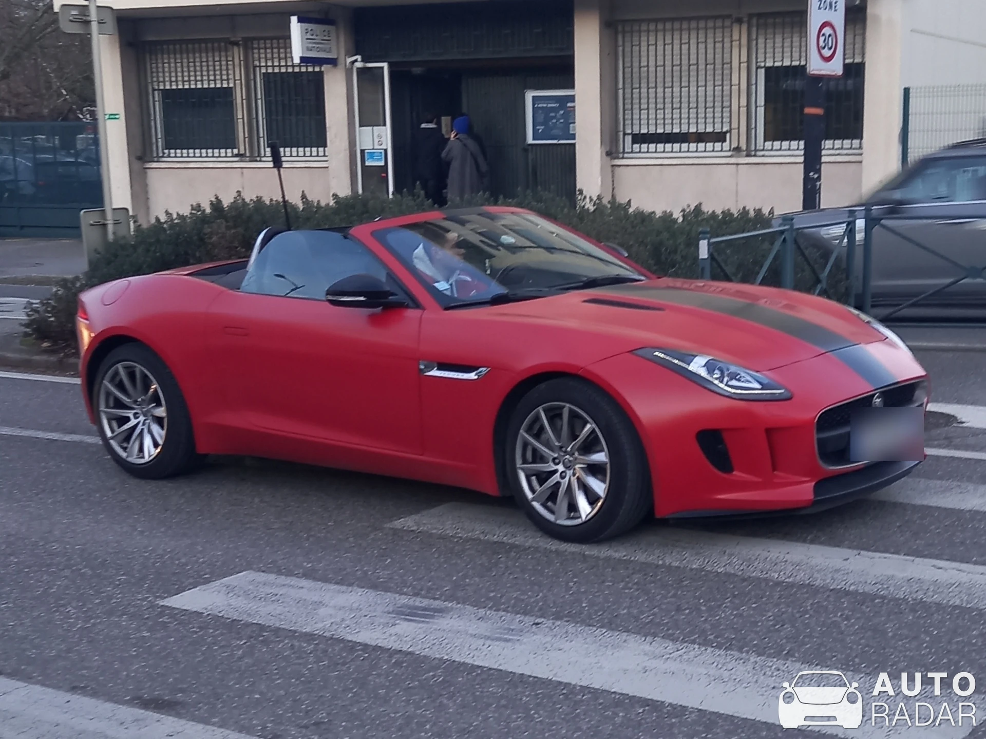 Jaguar F-Type R Convertible spotted in Annecy, France