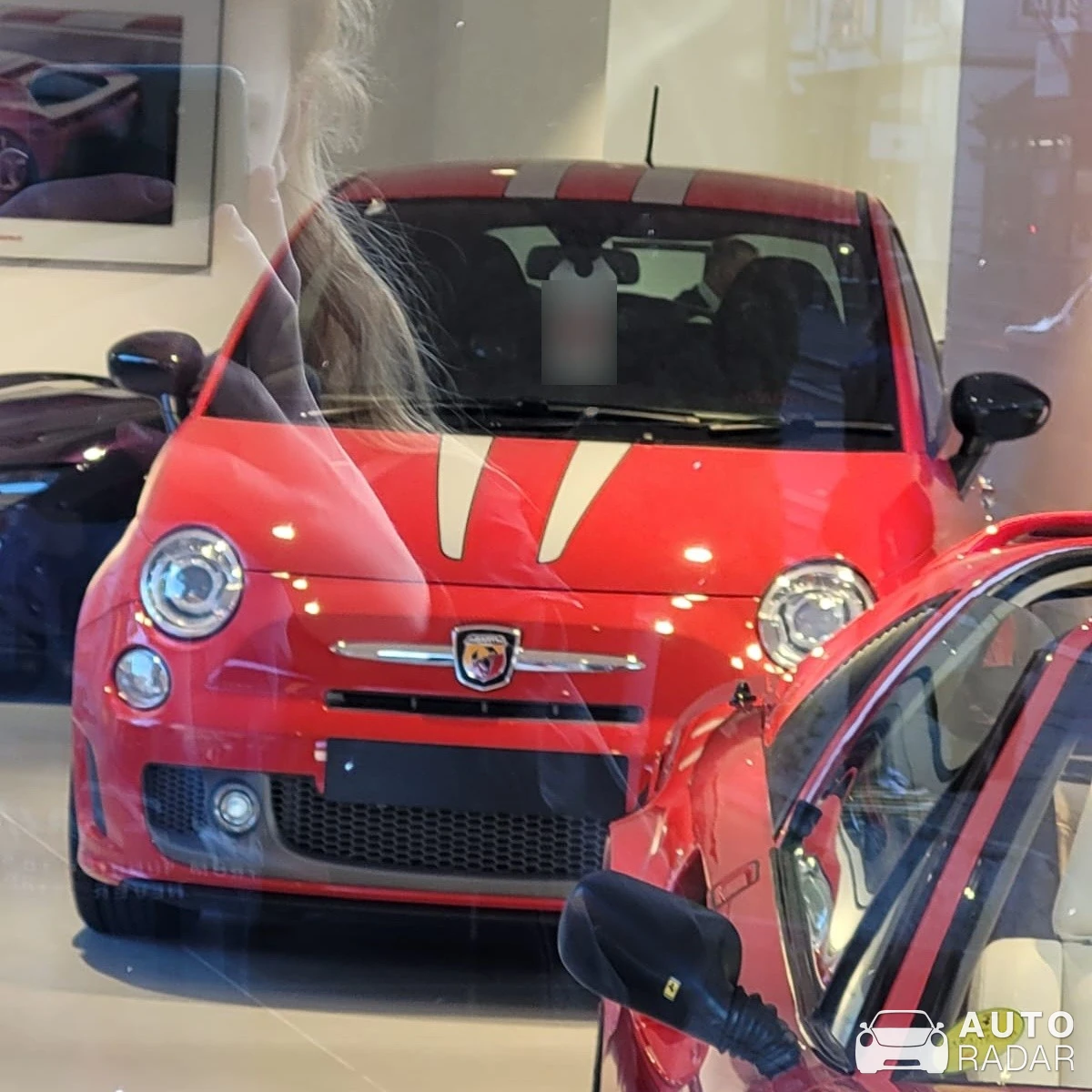 Abarth 695 Tributo Ferrari spotted in Lyndhurst