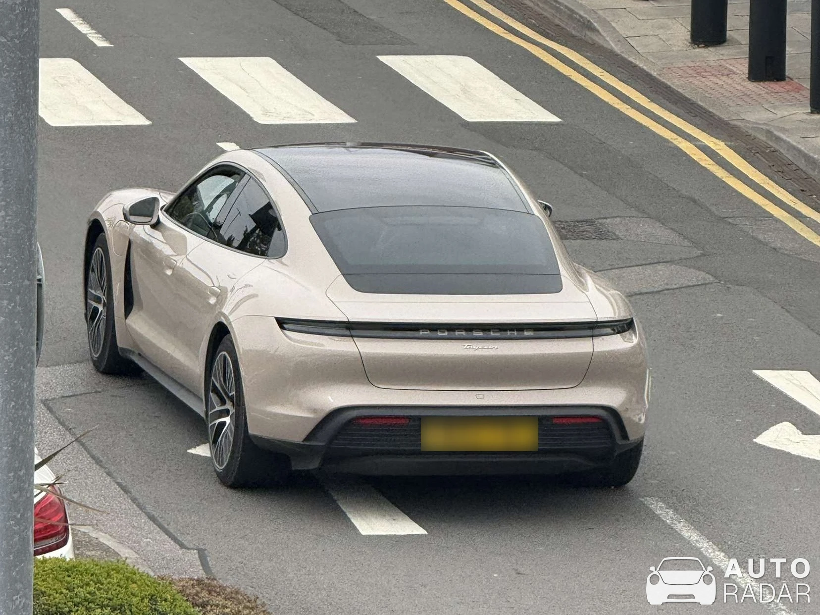 Porsche Taycan spotted in Bridgend, United Kingdom