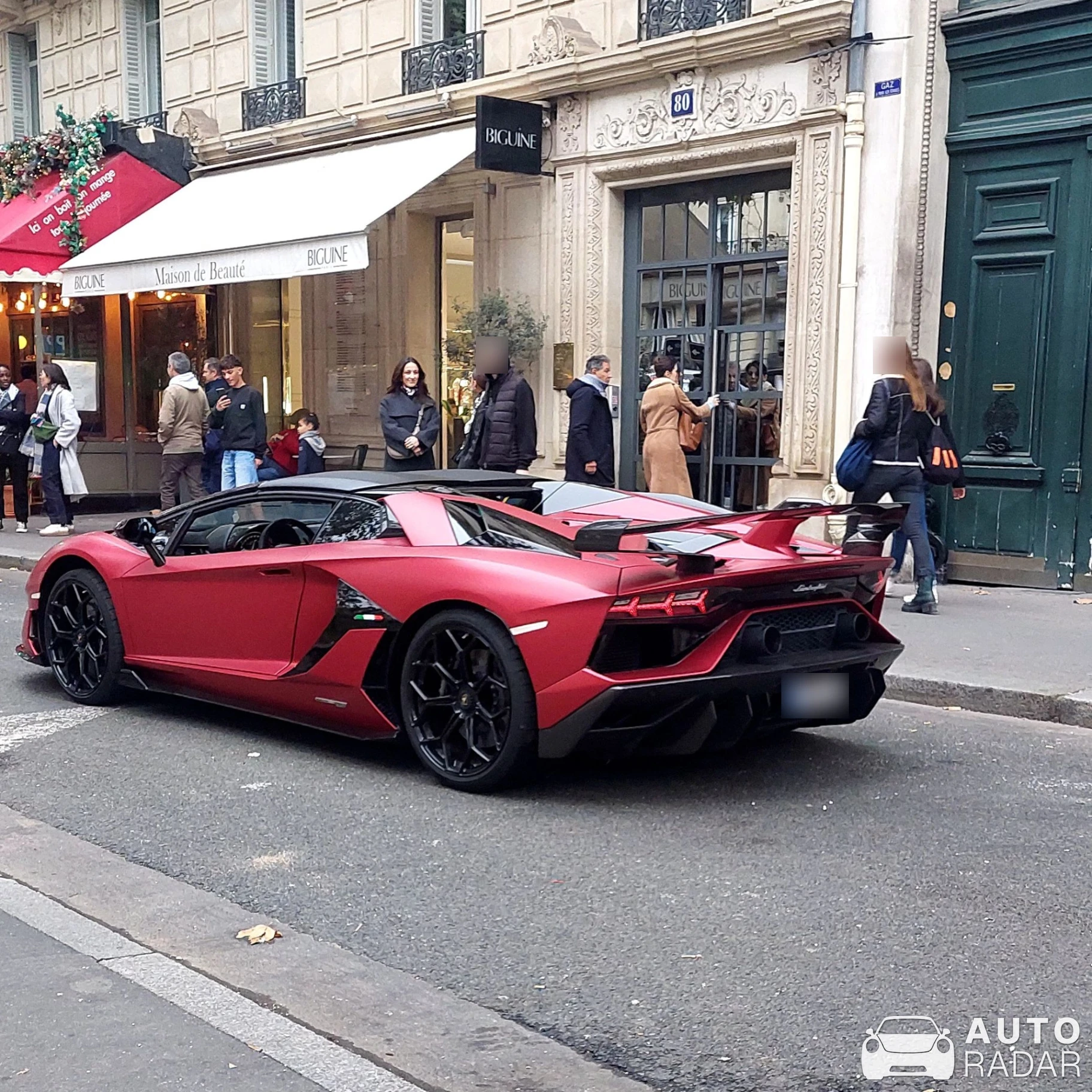 Lamborghini Aventador LP770-4 SVJ spotted in Paris, France