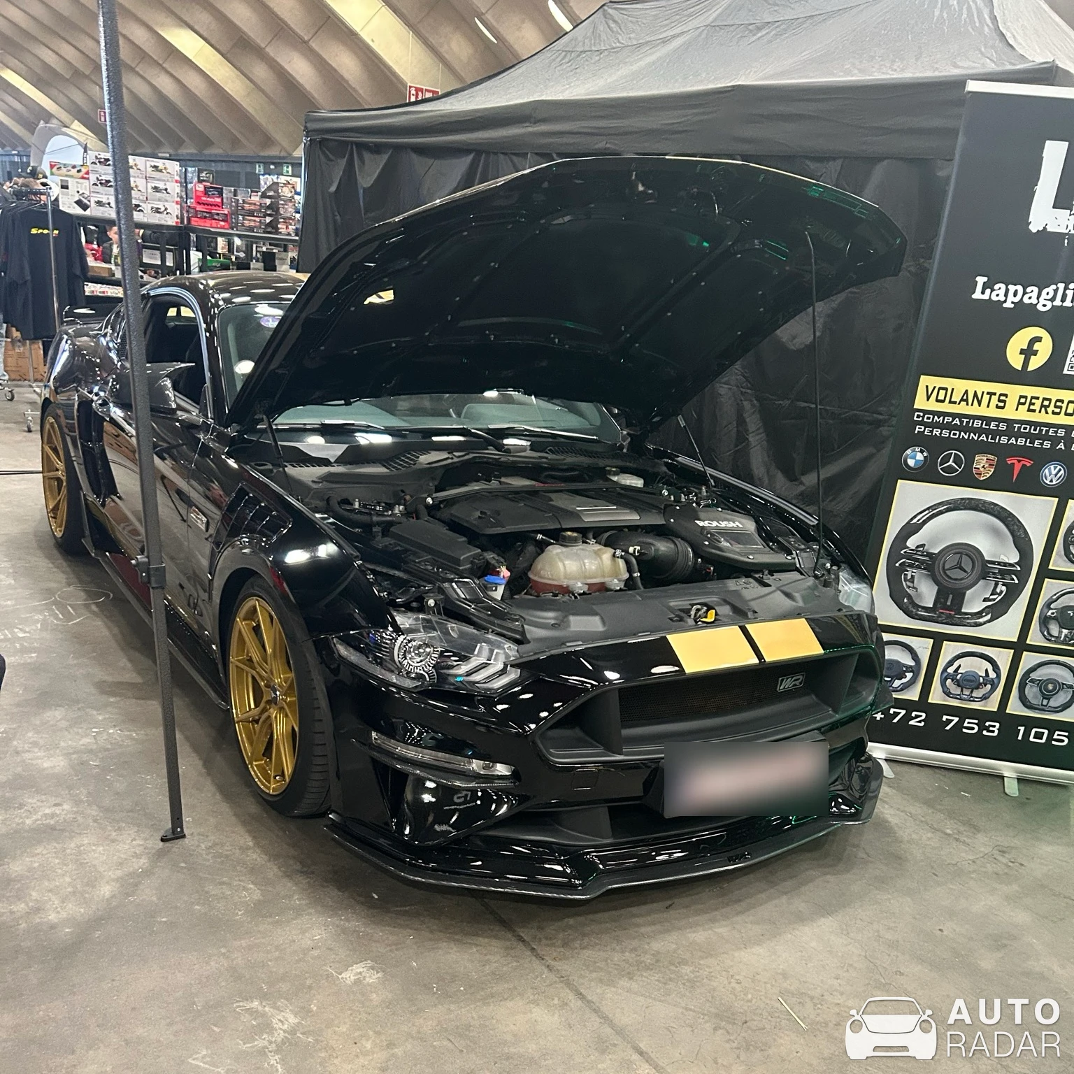 Ford Mustang GT 2018 Wolf Racing spotted in Mechelen
