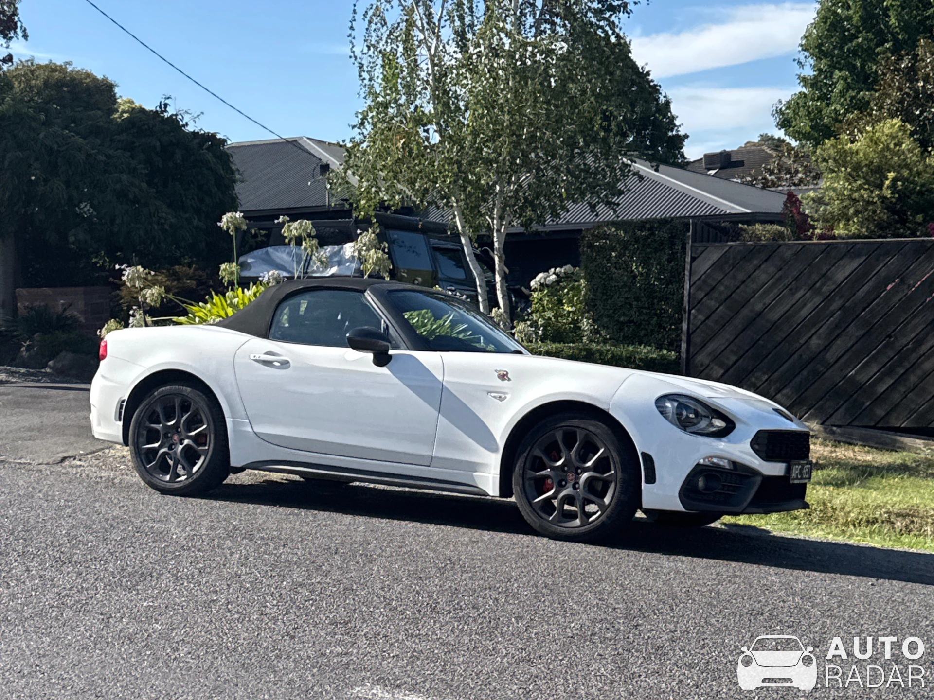 Abarth 124 Spyder spotted in Templestowe, Australia