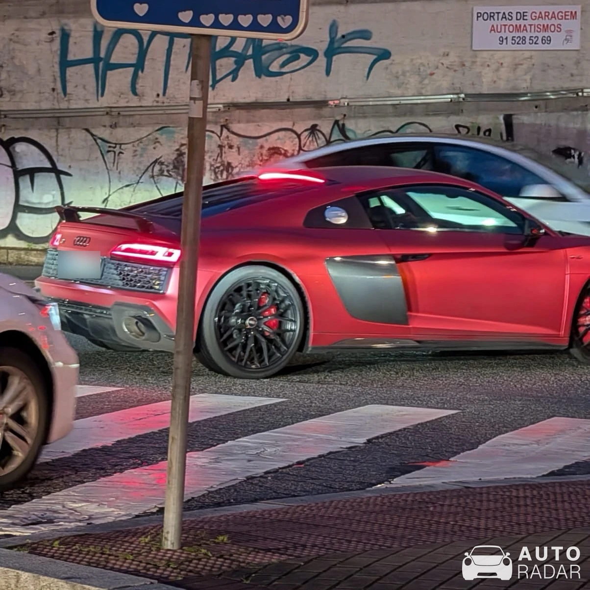 Audi R8 V10 Performance 2019 spotted in Senhora da Hora, Portugal