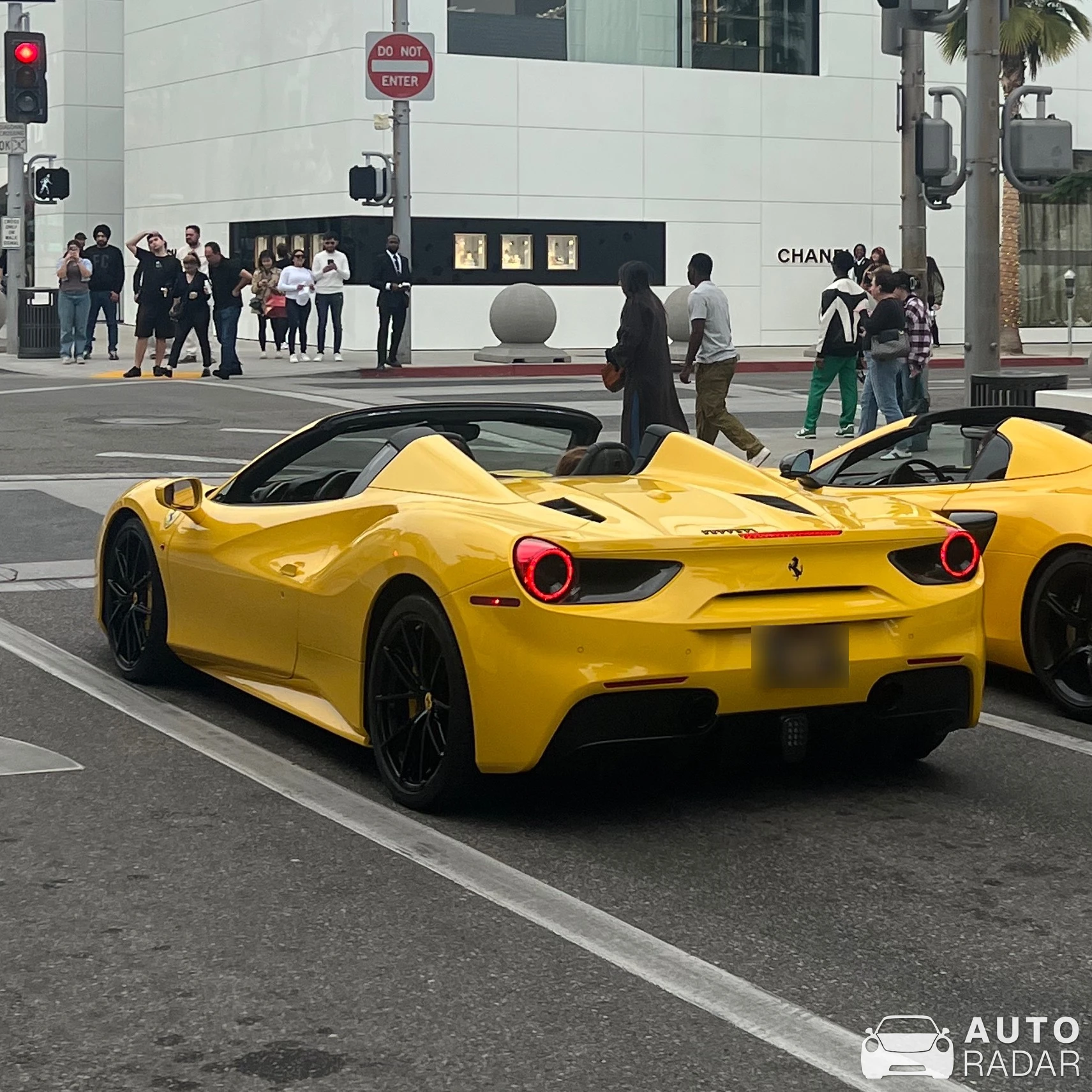 Ferrari 488 Spider spotted in Beverly Hills, United States