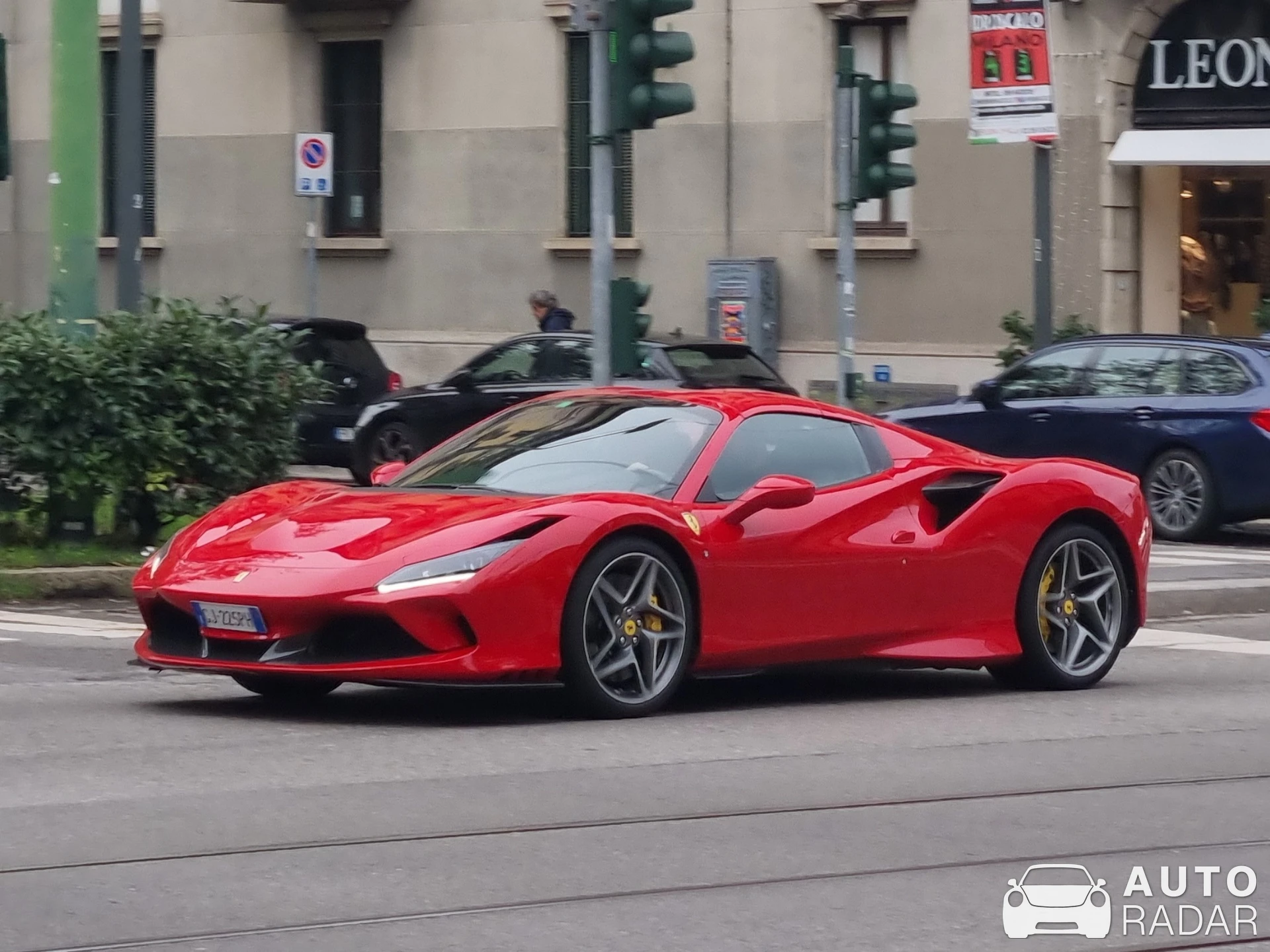 Ferrari F8 Spider spotted in Milano, Italia