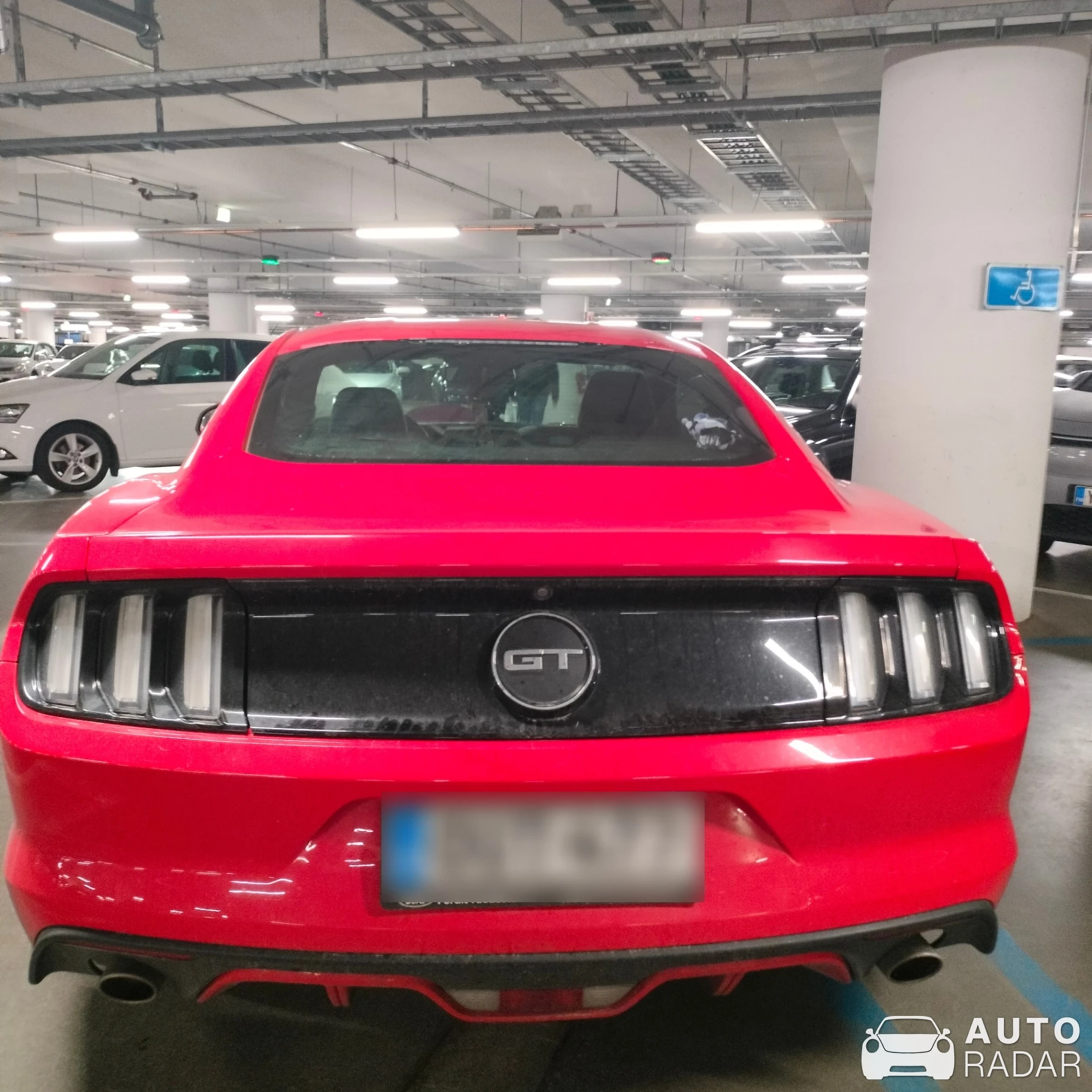 Ford Mustang GT spotted in Helsinki, Finland