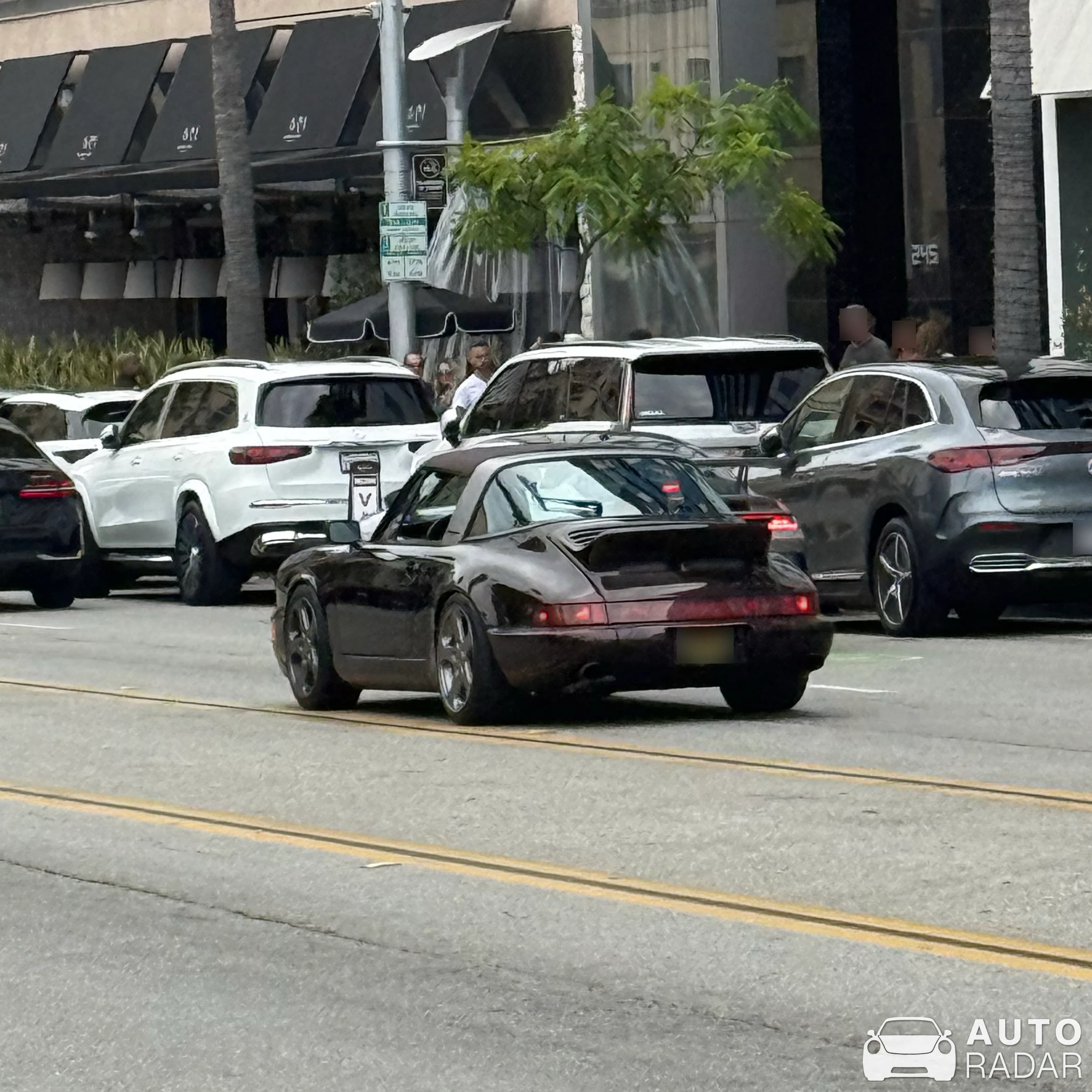 Porsche 964 Targa spotted in Beverly Hills