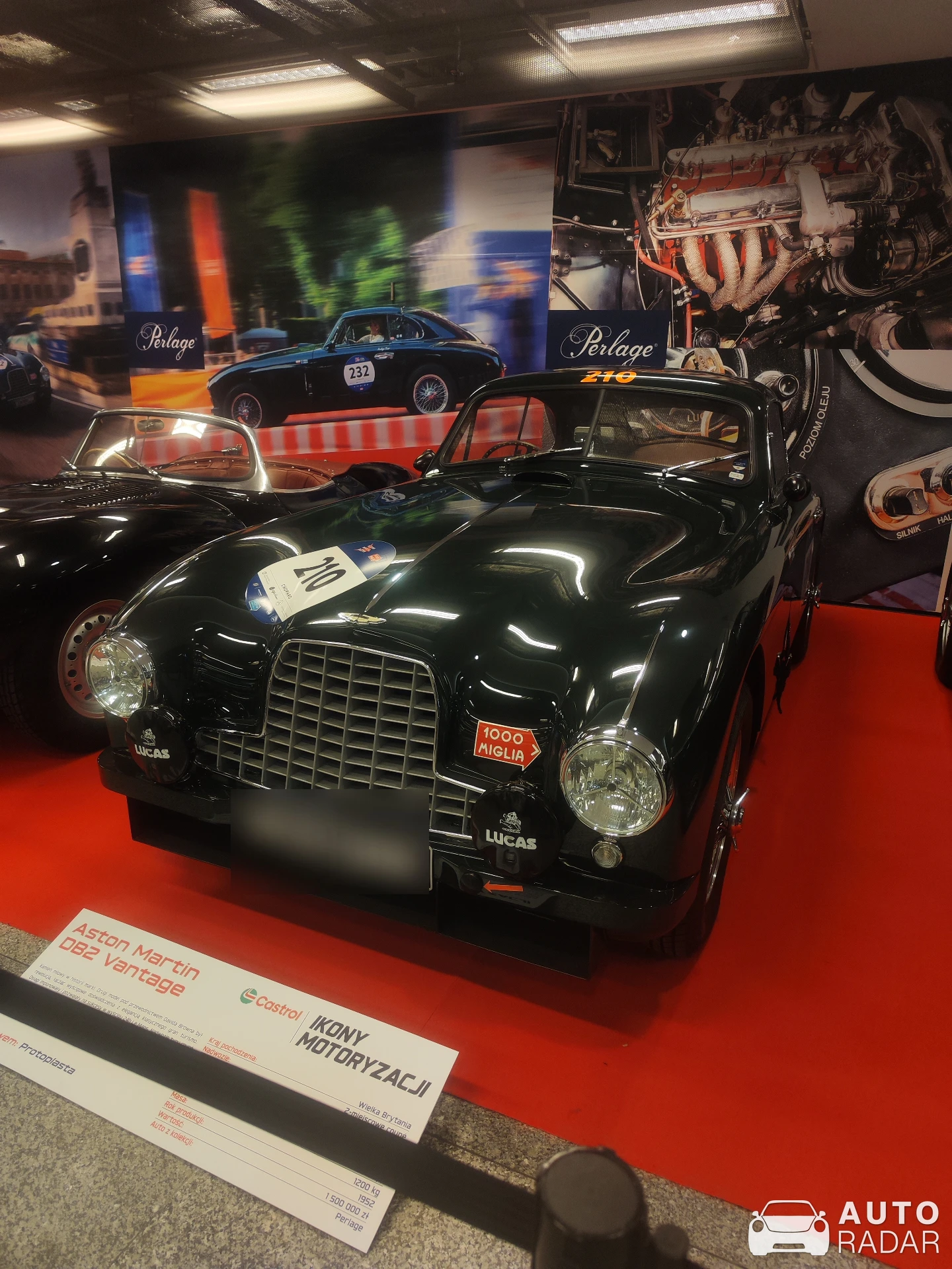 Aston Martin DB2 Vantage Drophead Coupé spotted in Warszawa