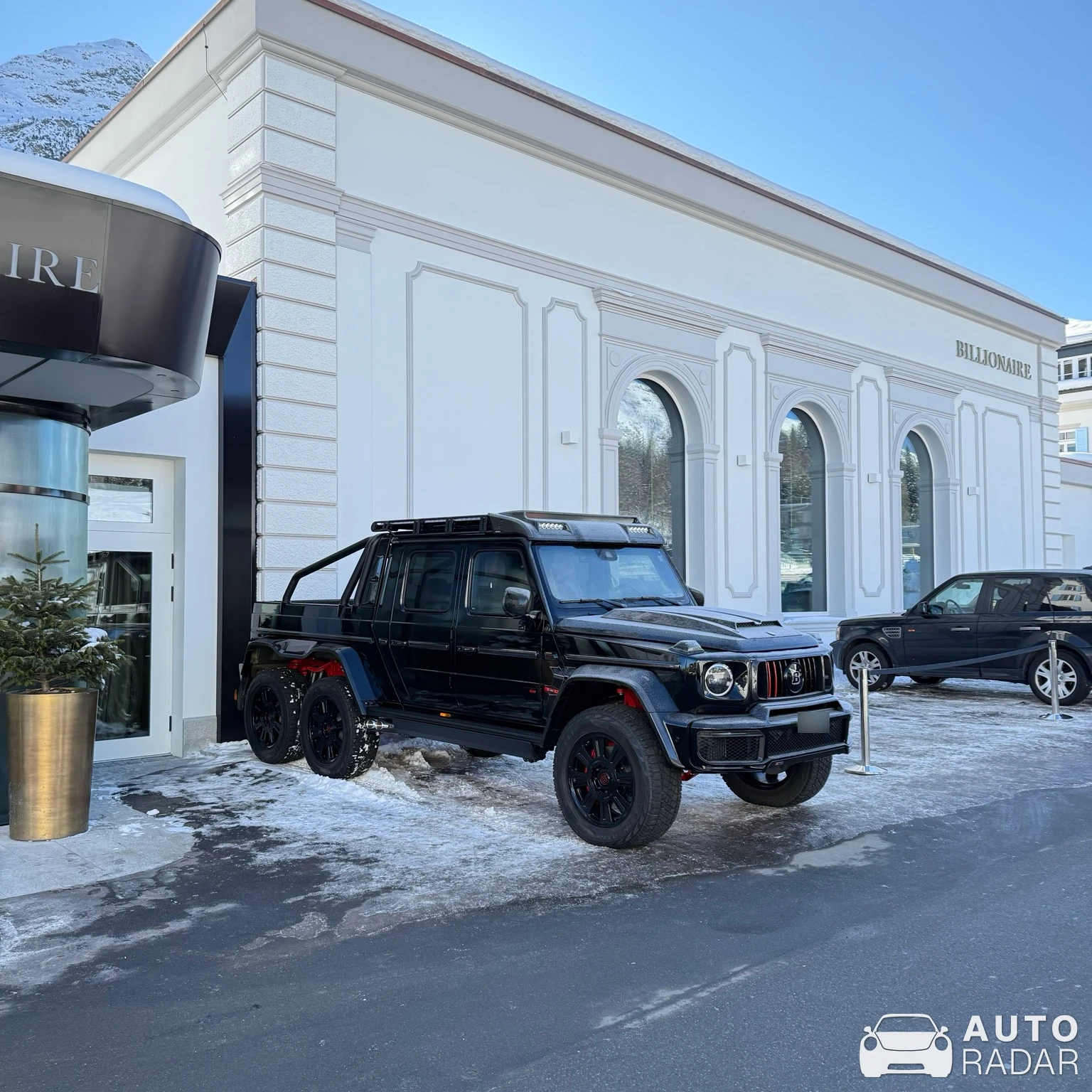 Mercedes-AMG Brabus G 800 XLP Adventure 6x6 spotted in Sankt Moritz