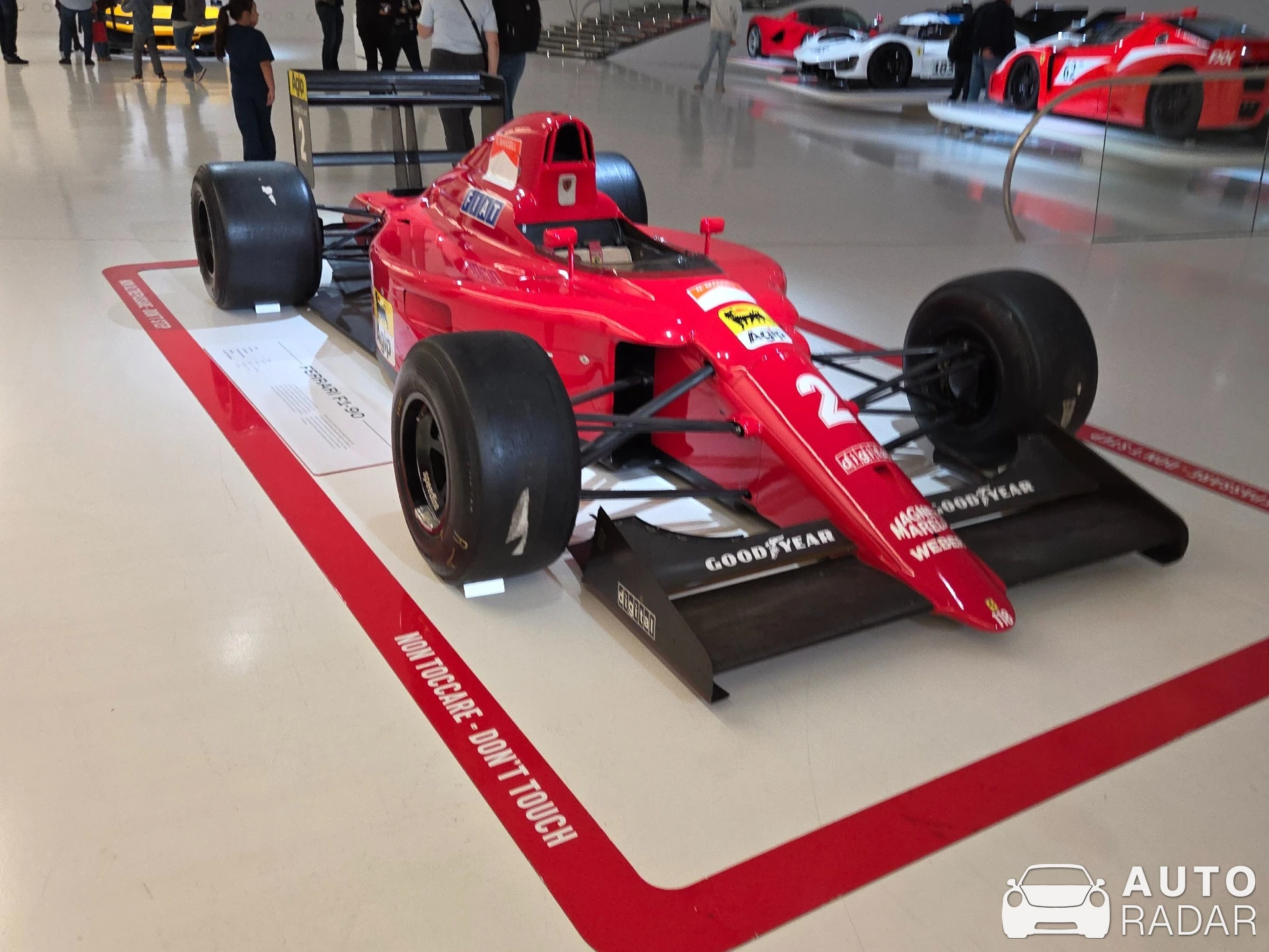 Ferrari F1-90 spotted in Modena