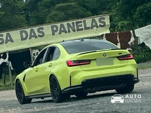 BMW M3 G80 Sedan Competition spotted in Garuva Acima, Brasil