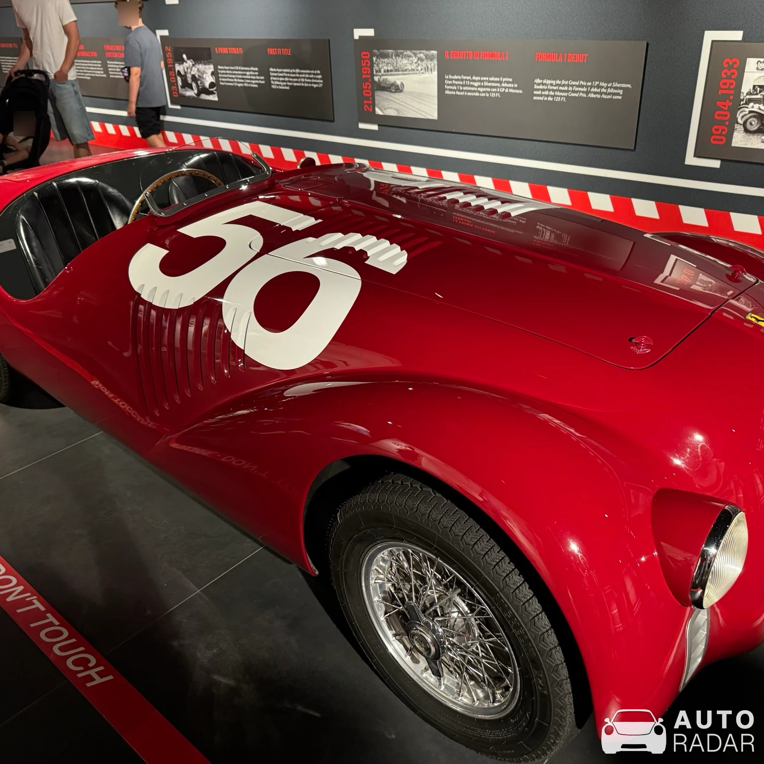 Ferrari 225 spotted in Maranello