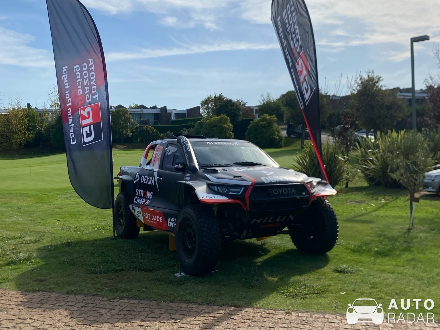 Toyota GR DKR Hilux EVO T1U spotted